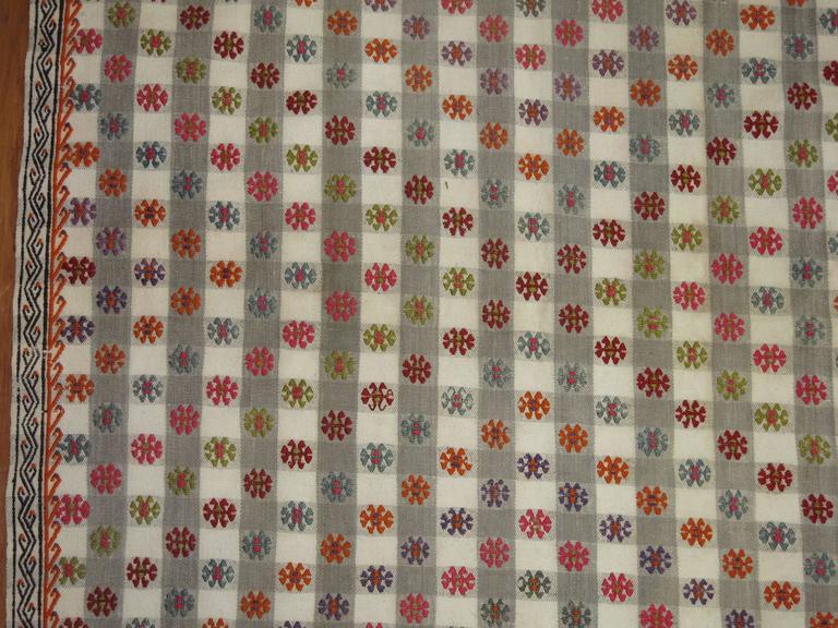 Turkish Jajim Flat-Weave Textile For Sale at 1stDibs