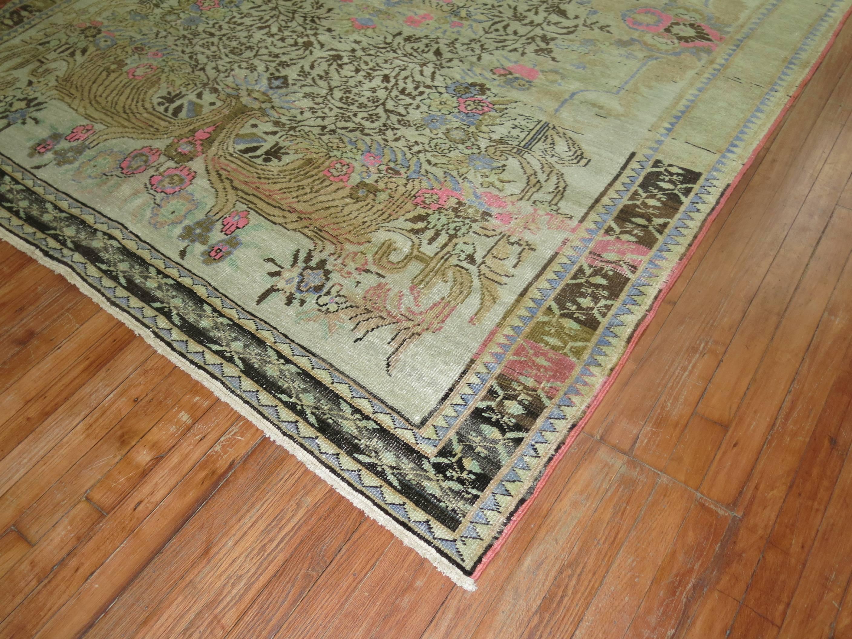 Anatolischer Teppich im Vintage-Stil (20. Jahrhundert) im Angebot