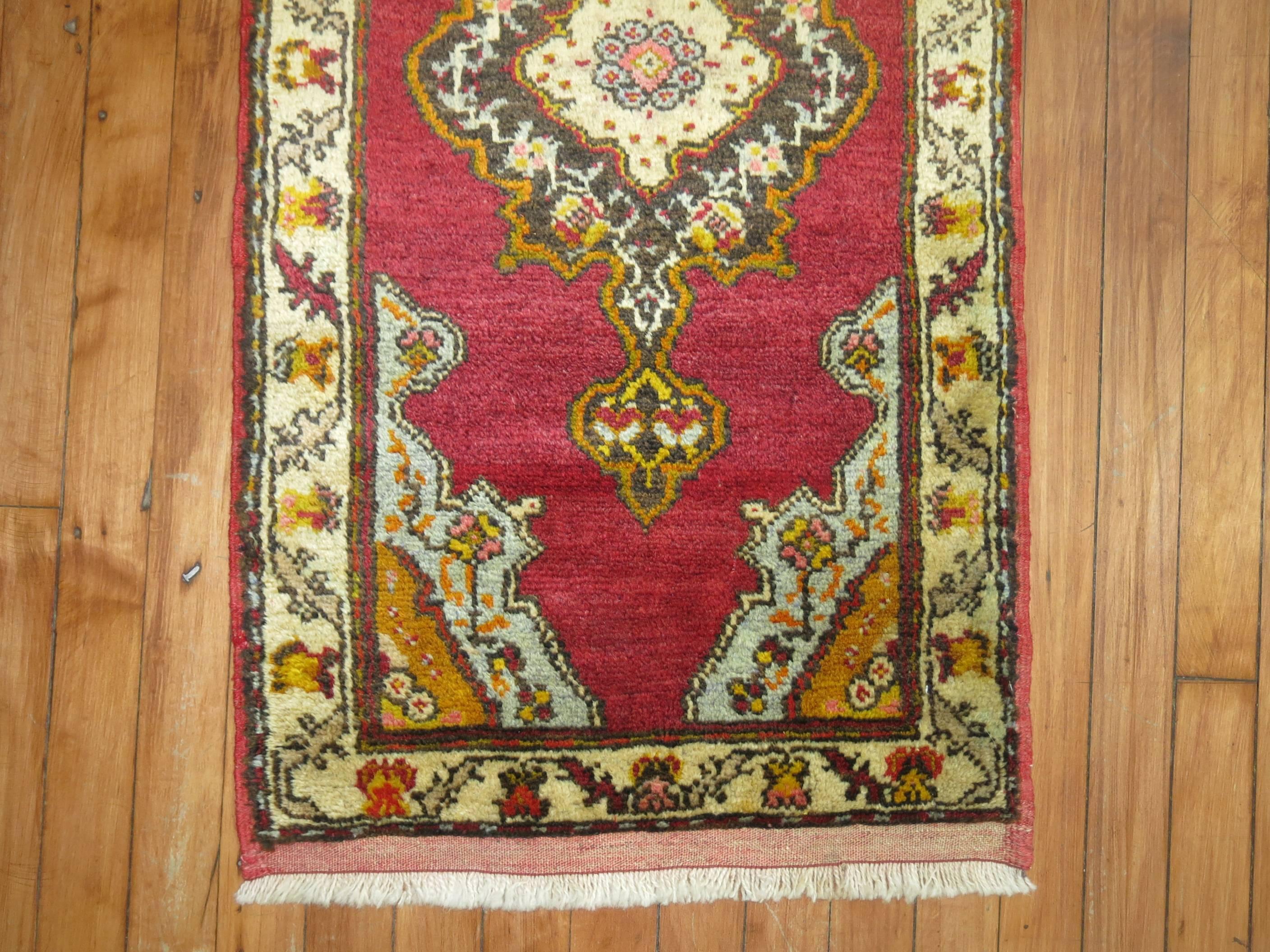 Hand-Knotted Pair of Turkish Oushak Medallion Rugs For Sale