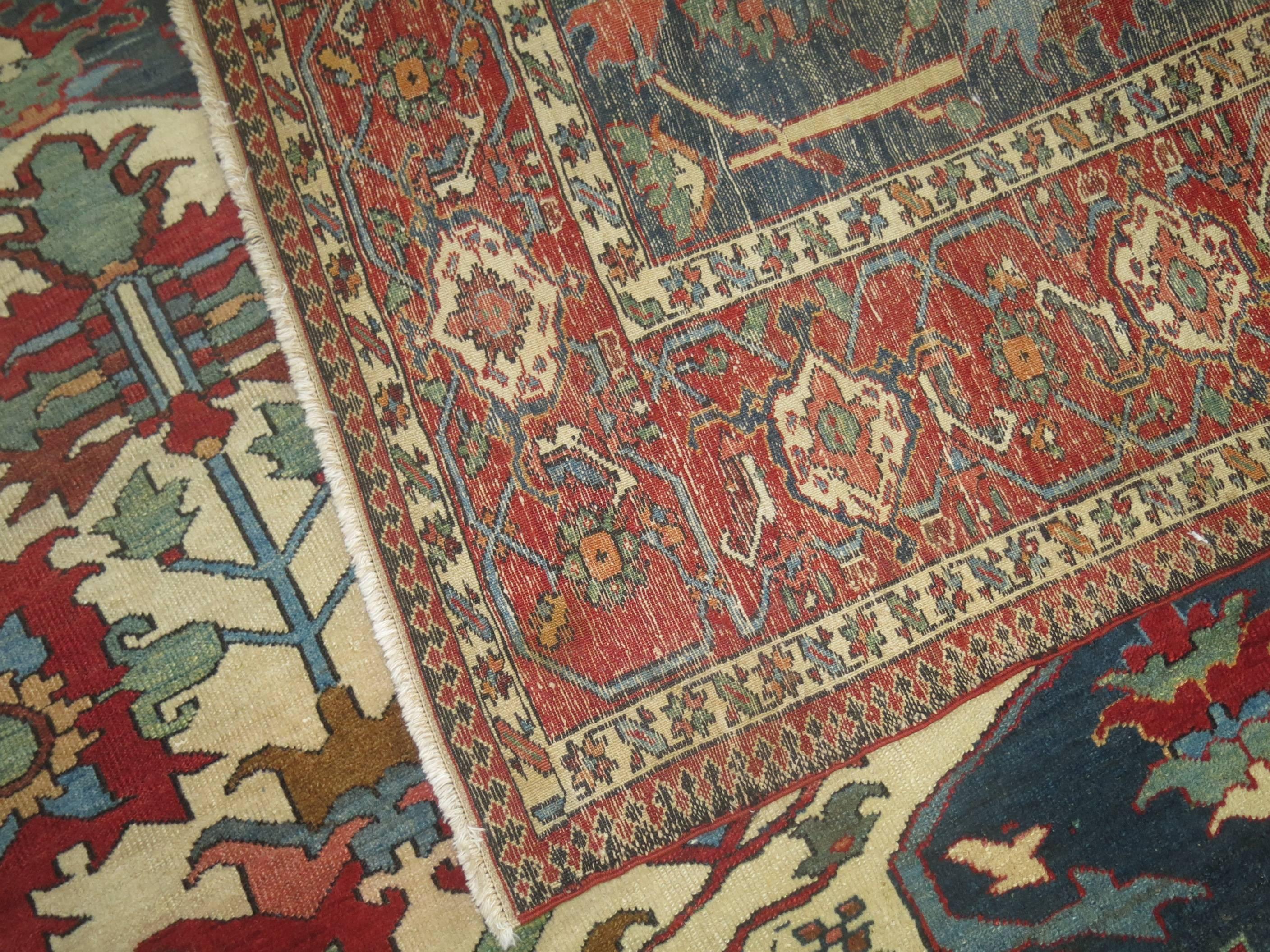 20th Century Heriz Serapi Rug