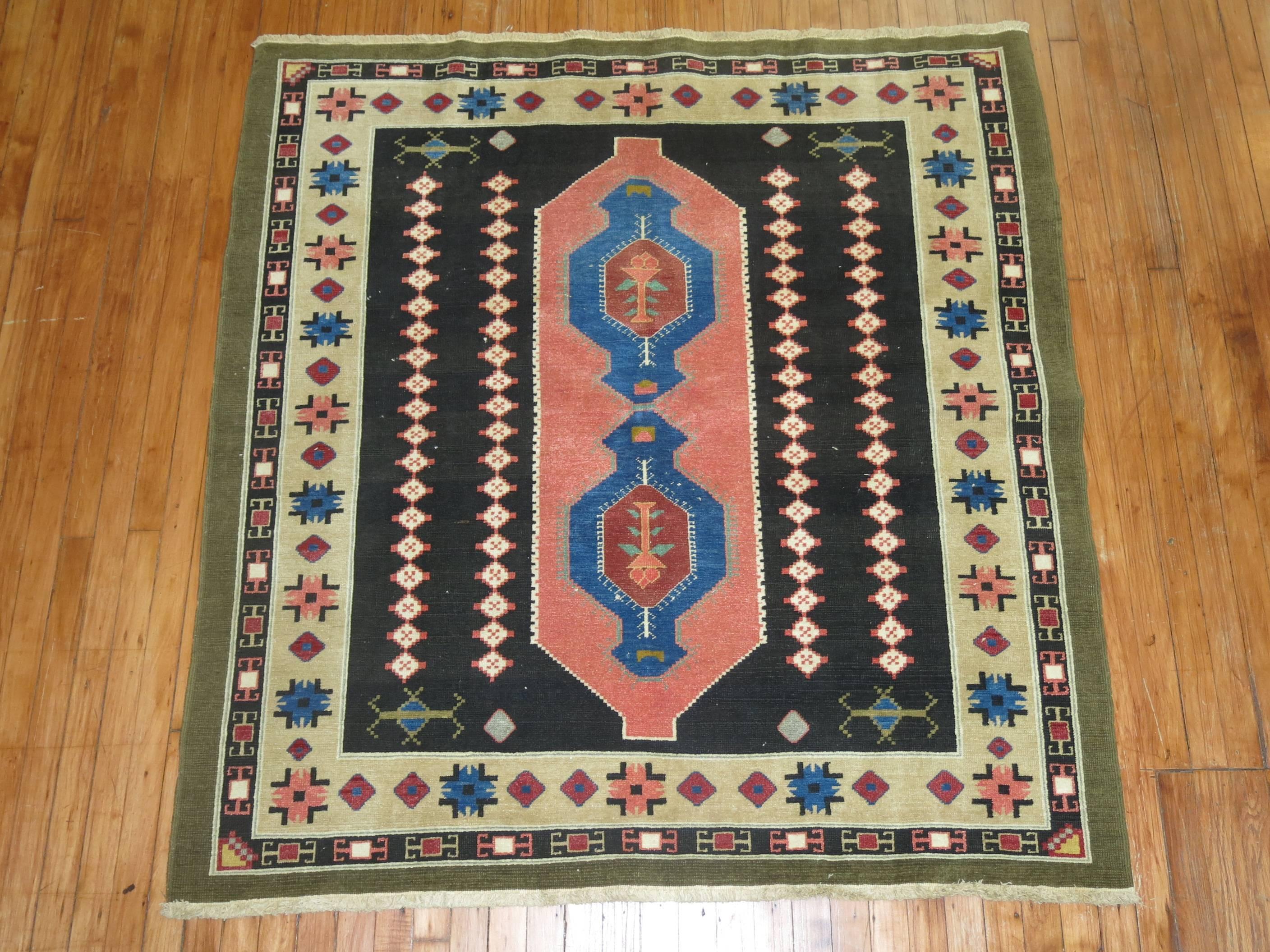 American Colonial Vintage Anatolian Carpet For Sale