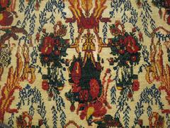 Zabihi Collection Antique Persian Senneh Rug with Silk Highlights and Fringes