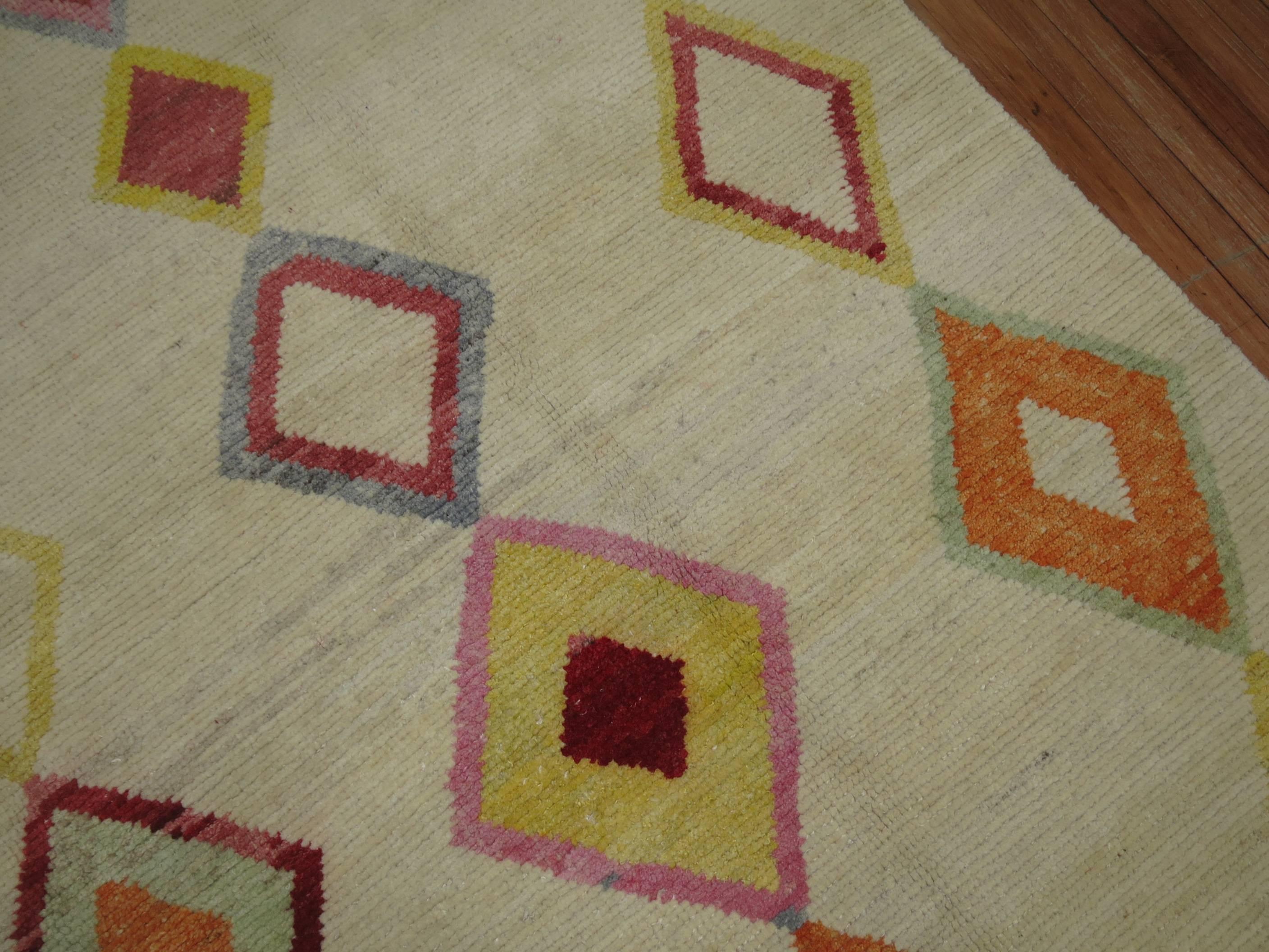 Turkish Vintage Inspired Tulu Carpet