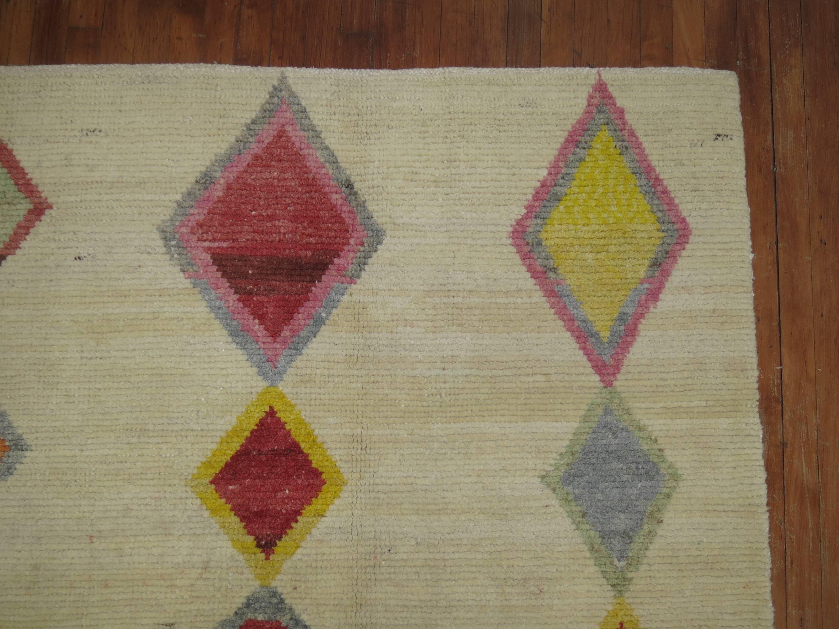 Hand-Knotted Vintage Inspired Tulu Carpet