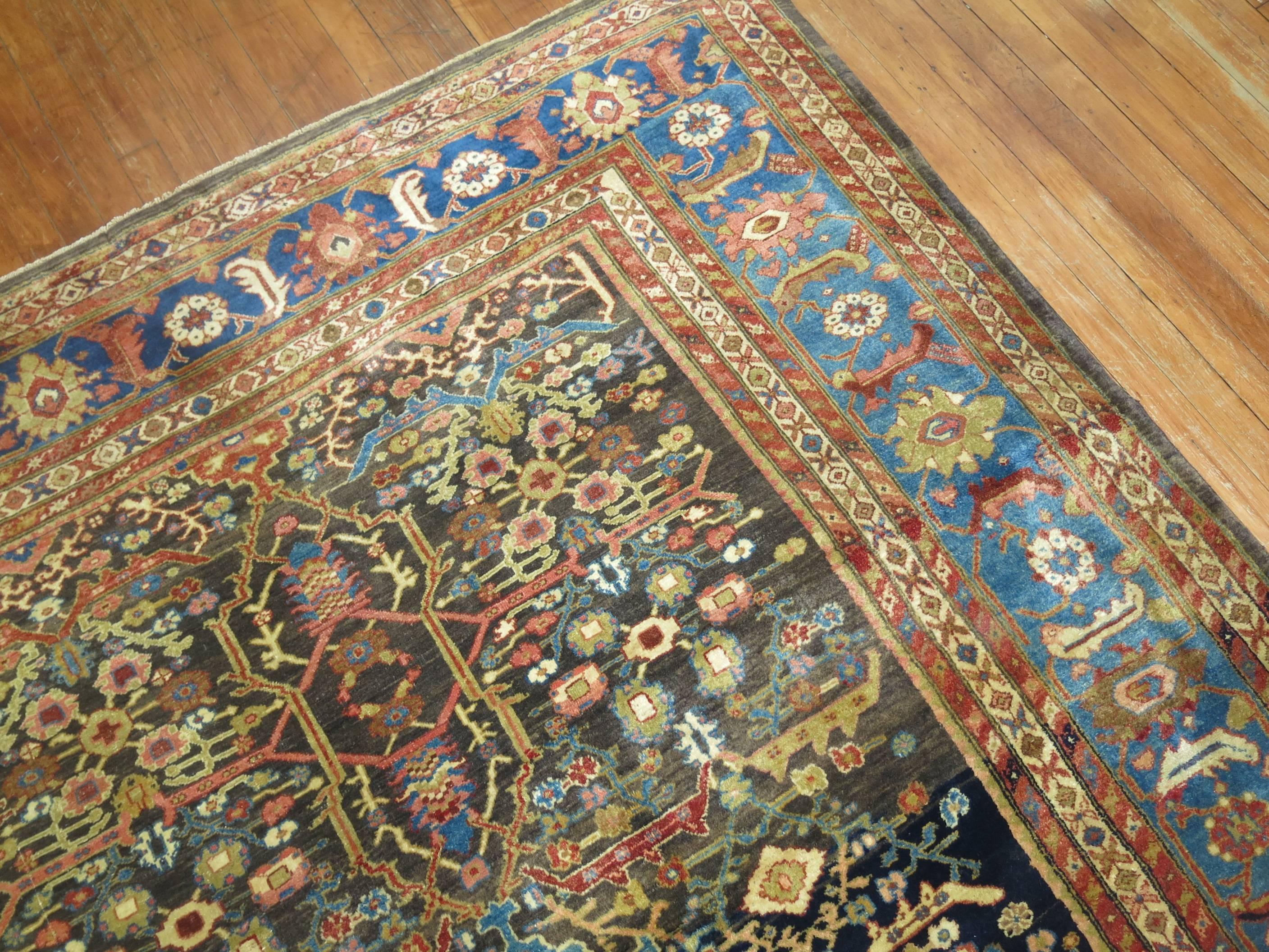 Zabihi Collection Persischer Malayer-Teppich (Handgewebt) im Angebot