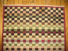 Checkerboard Deco Turkish Runner