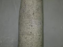 Bolster White Kilim Hemp Pillow