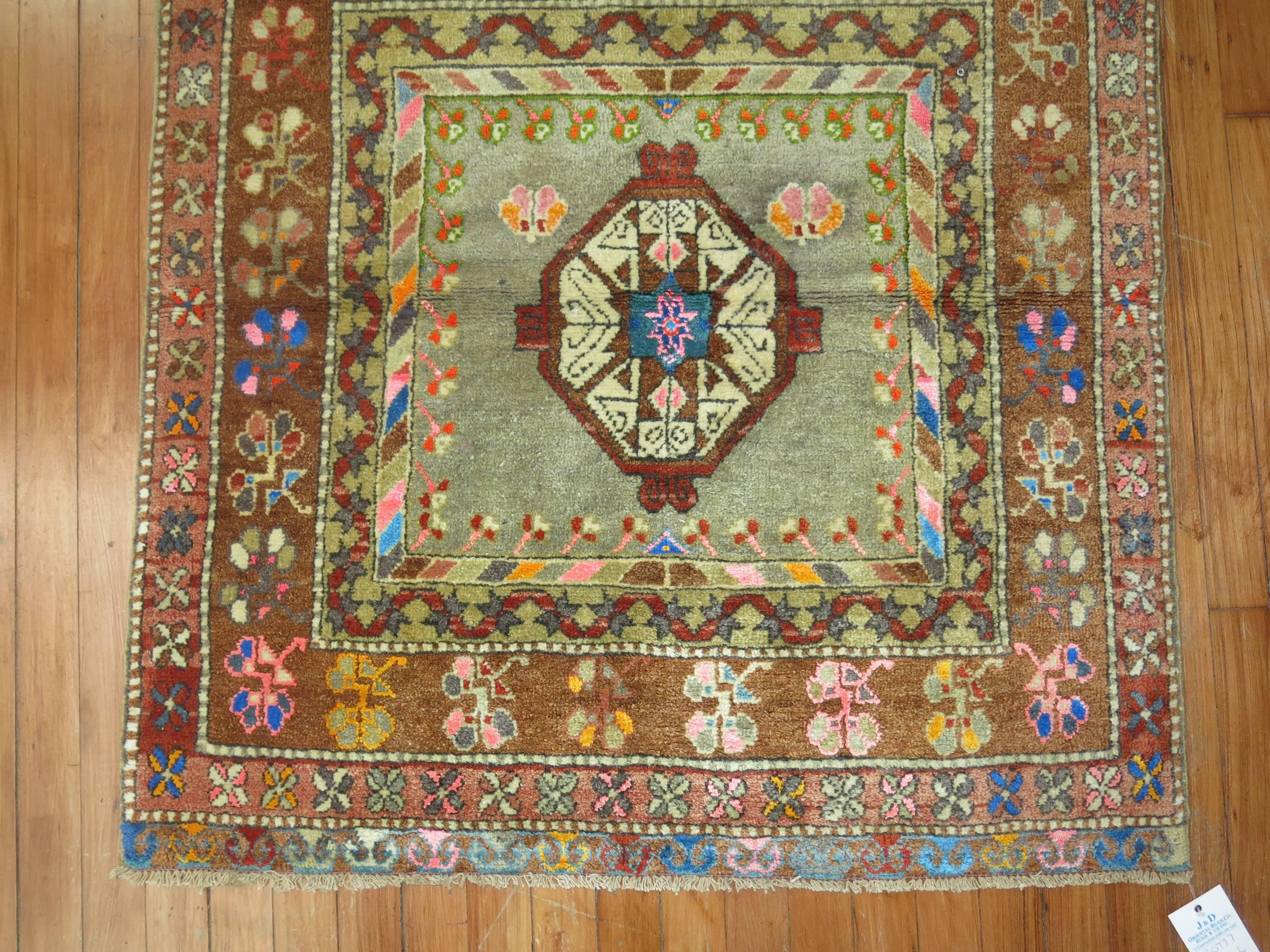 Antique Turkish Anatolian Rug In Excellent Condition In New York, NY