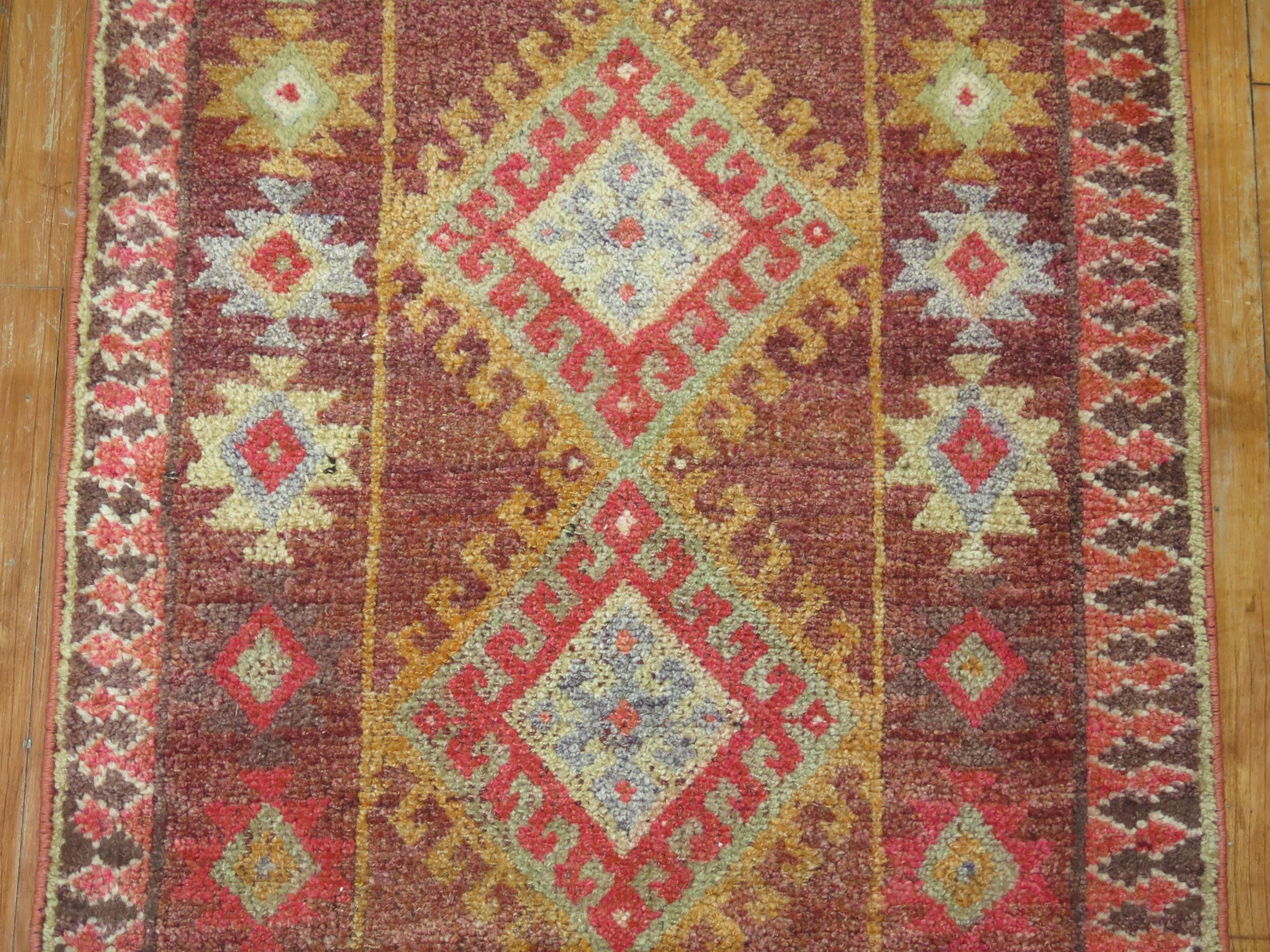 20th Century Vintage Anatolian Runner  For Sale