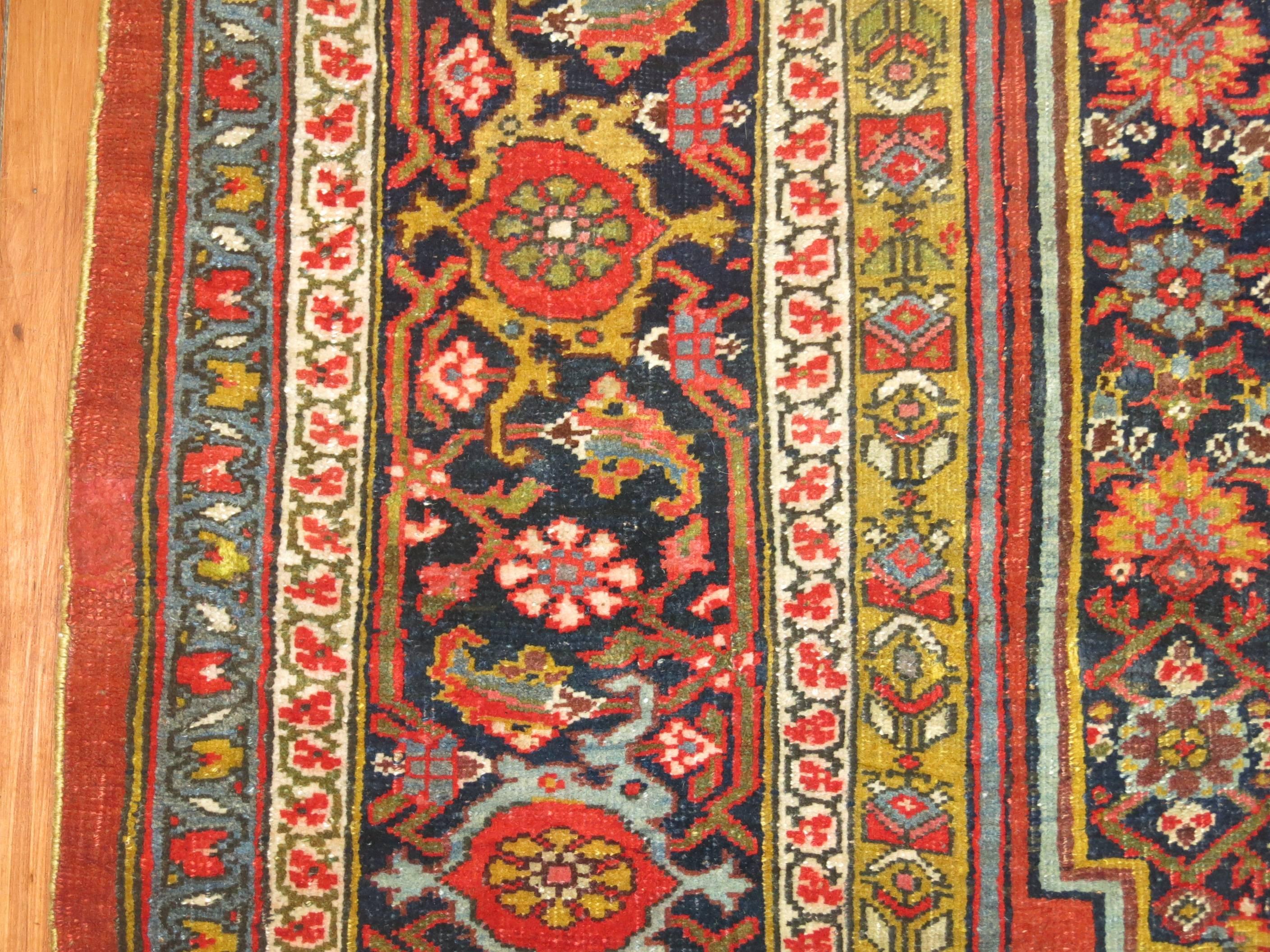 Bidjar Gallery Rug In Excellent Condition For Sale In New York, NY