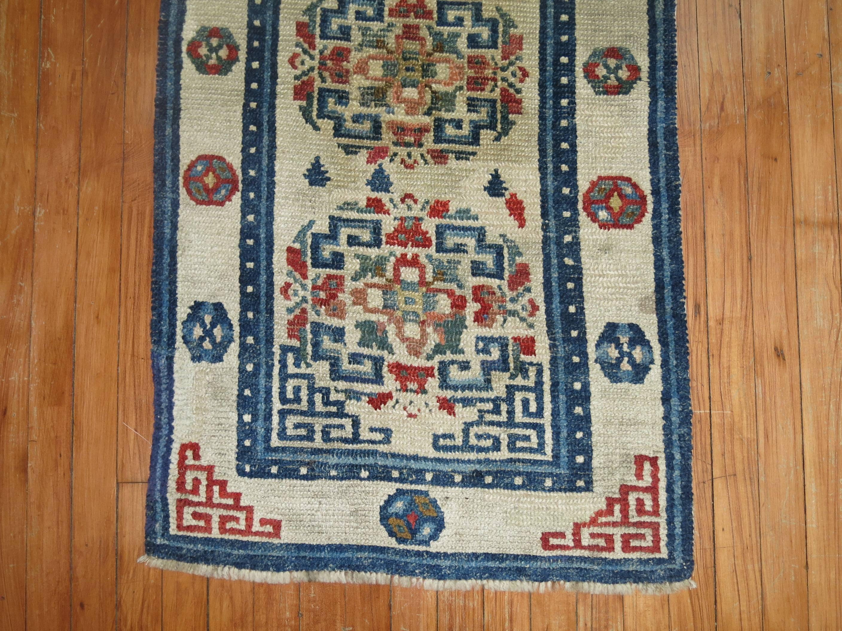 20th Century Antique Tibetan Rug