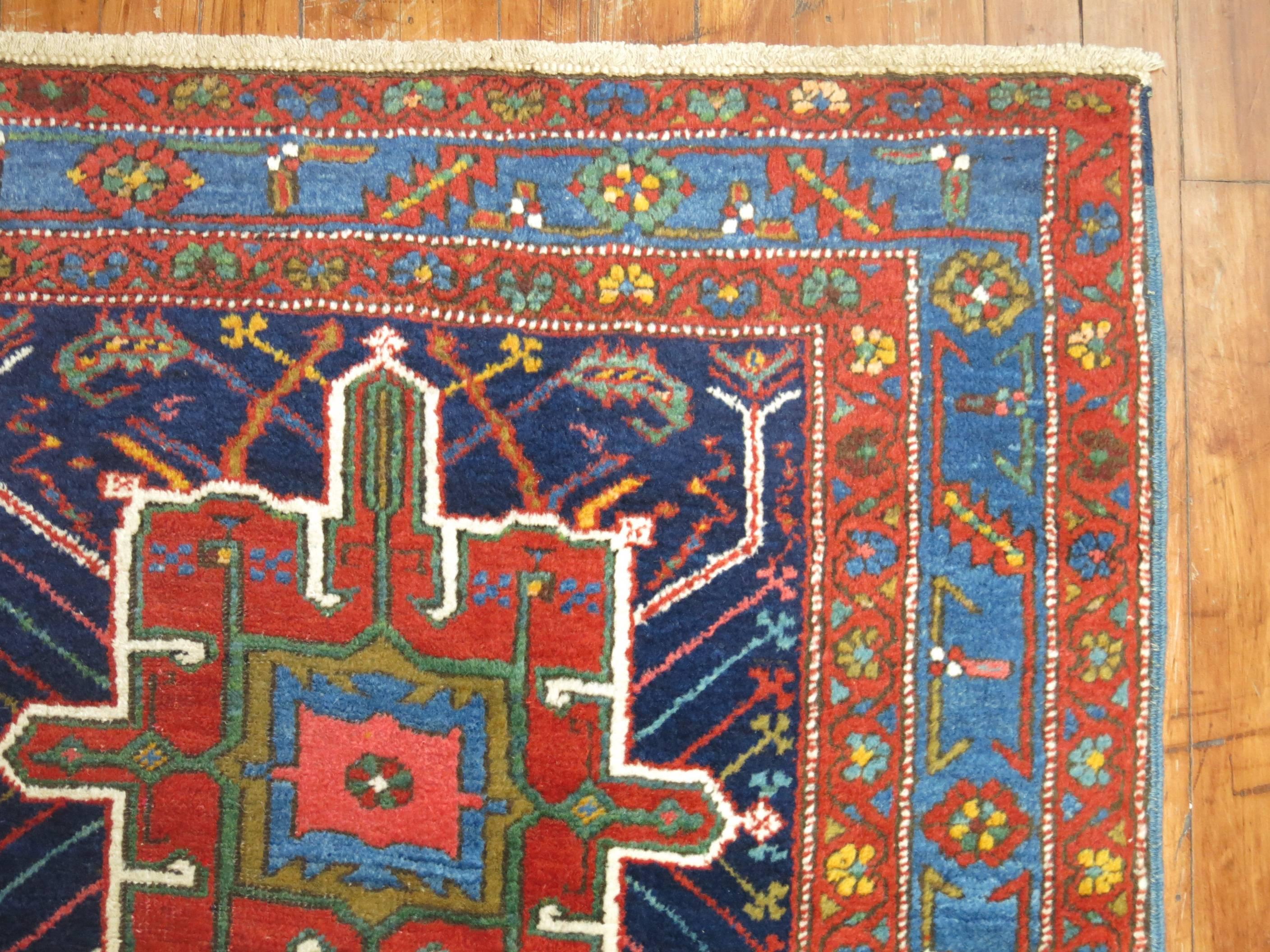 Persian Antique Heriz Runner