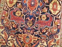 Tappeto tradizionale antico persiano Heriz