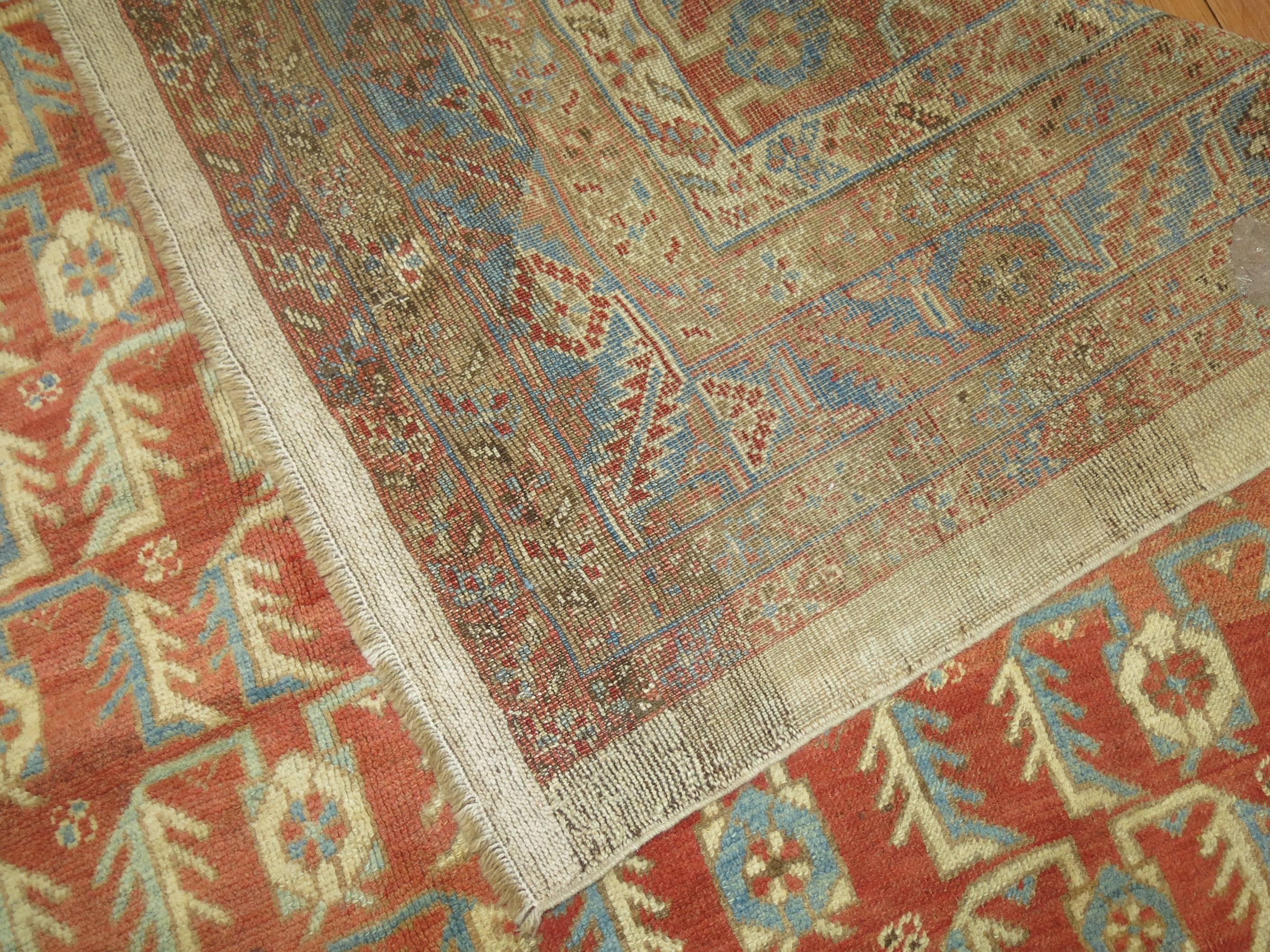 Antique Persian Bakshaish Rug For Sale 2