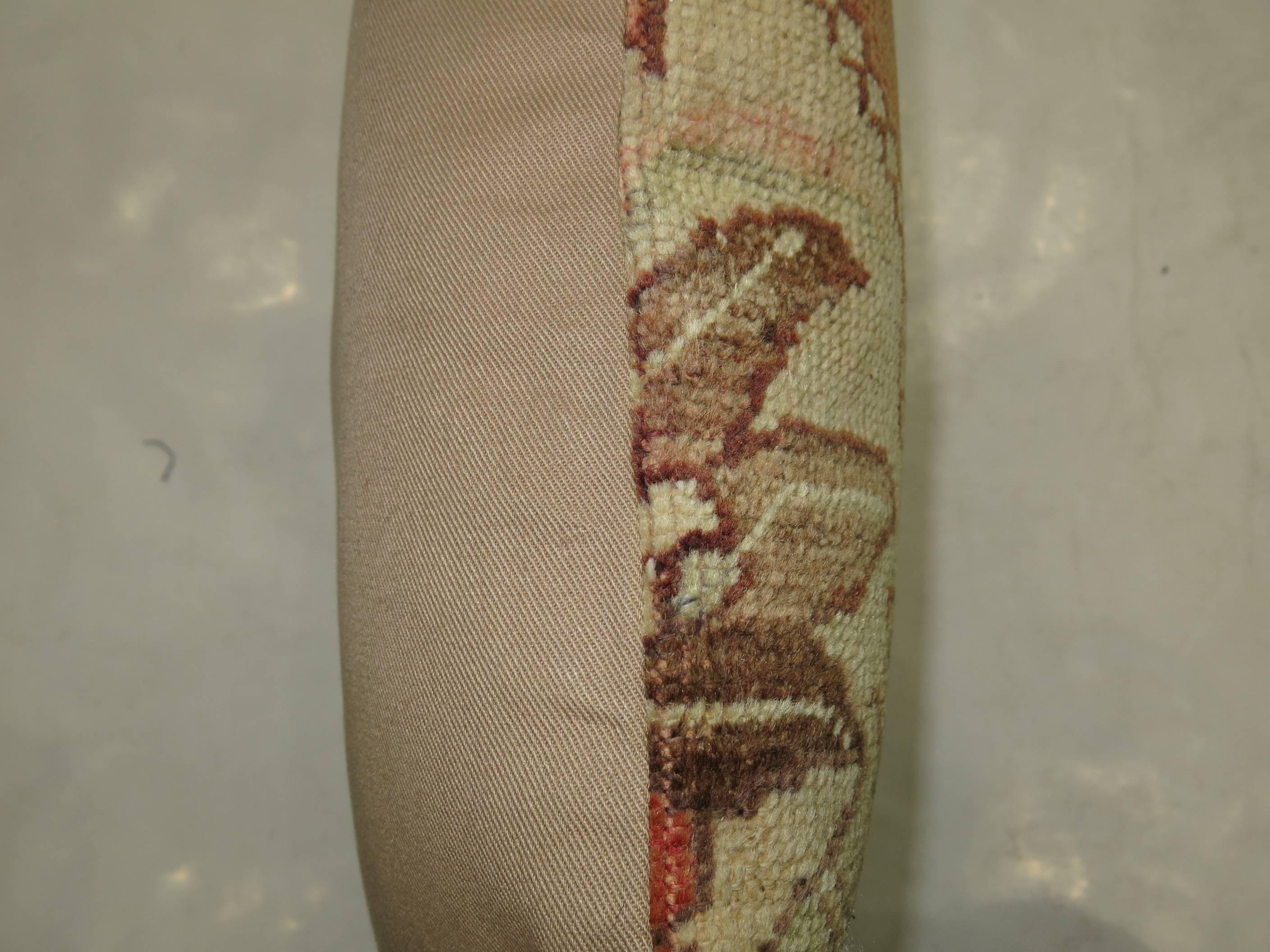 Pillow made from a Turkish Sivas rug. Poly Fill insert and Zipper Closure Provided

17'' x 19''