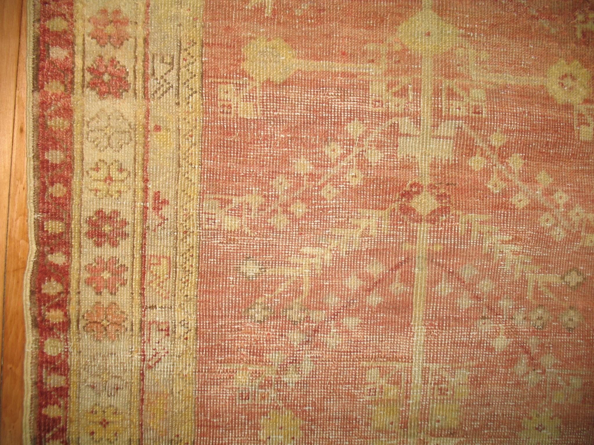 Hand-Knotted Turkish Sivas Runner