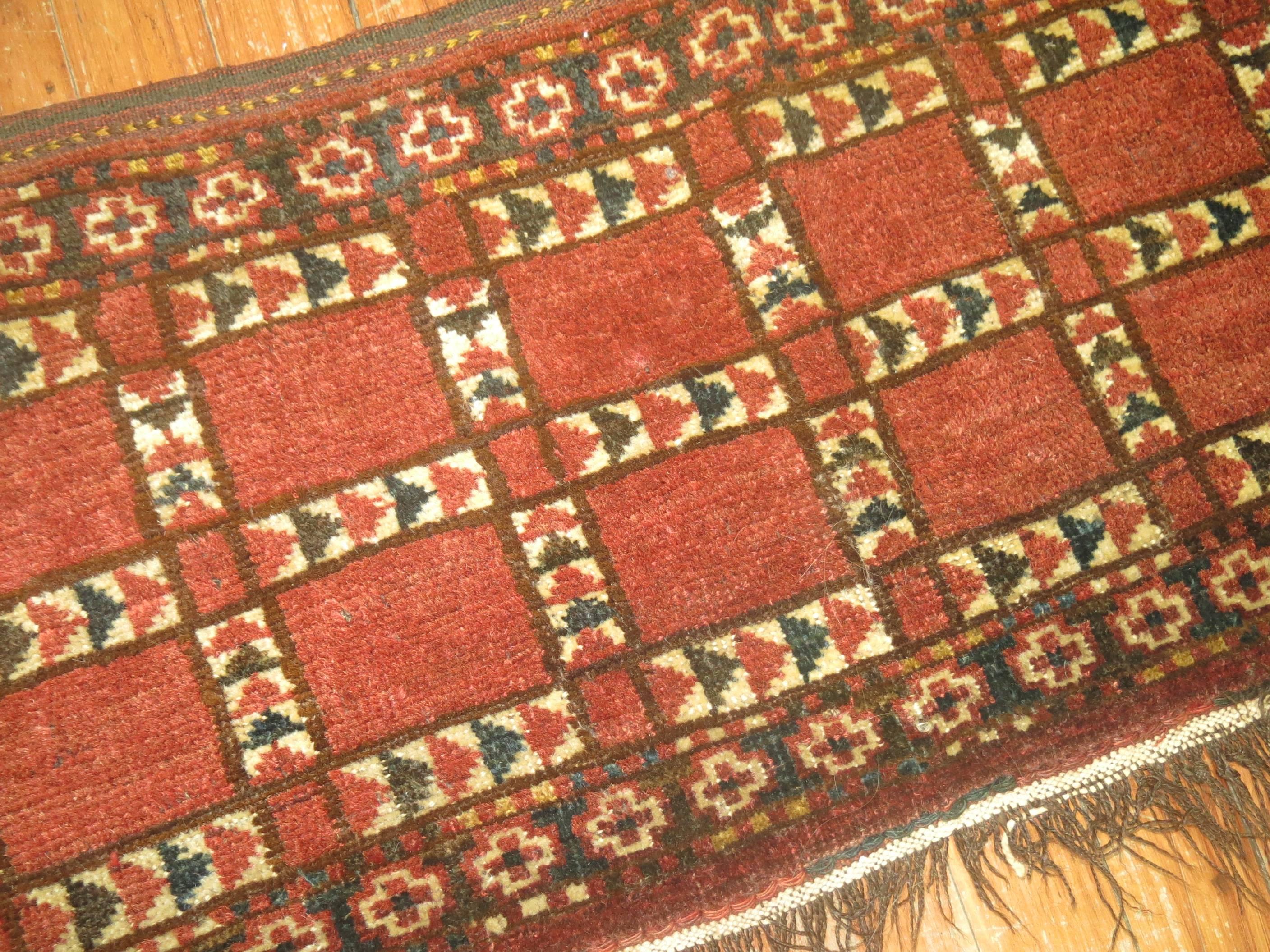 Ersari Tribal Wall Hanging Rug In Excellent Condition In New York, NY