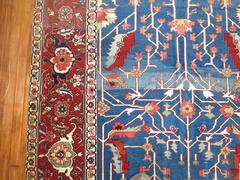 Antico tappeto persiano Serapi con motivo all-over, Persia nord-occidentale