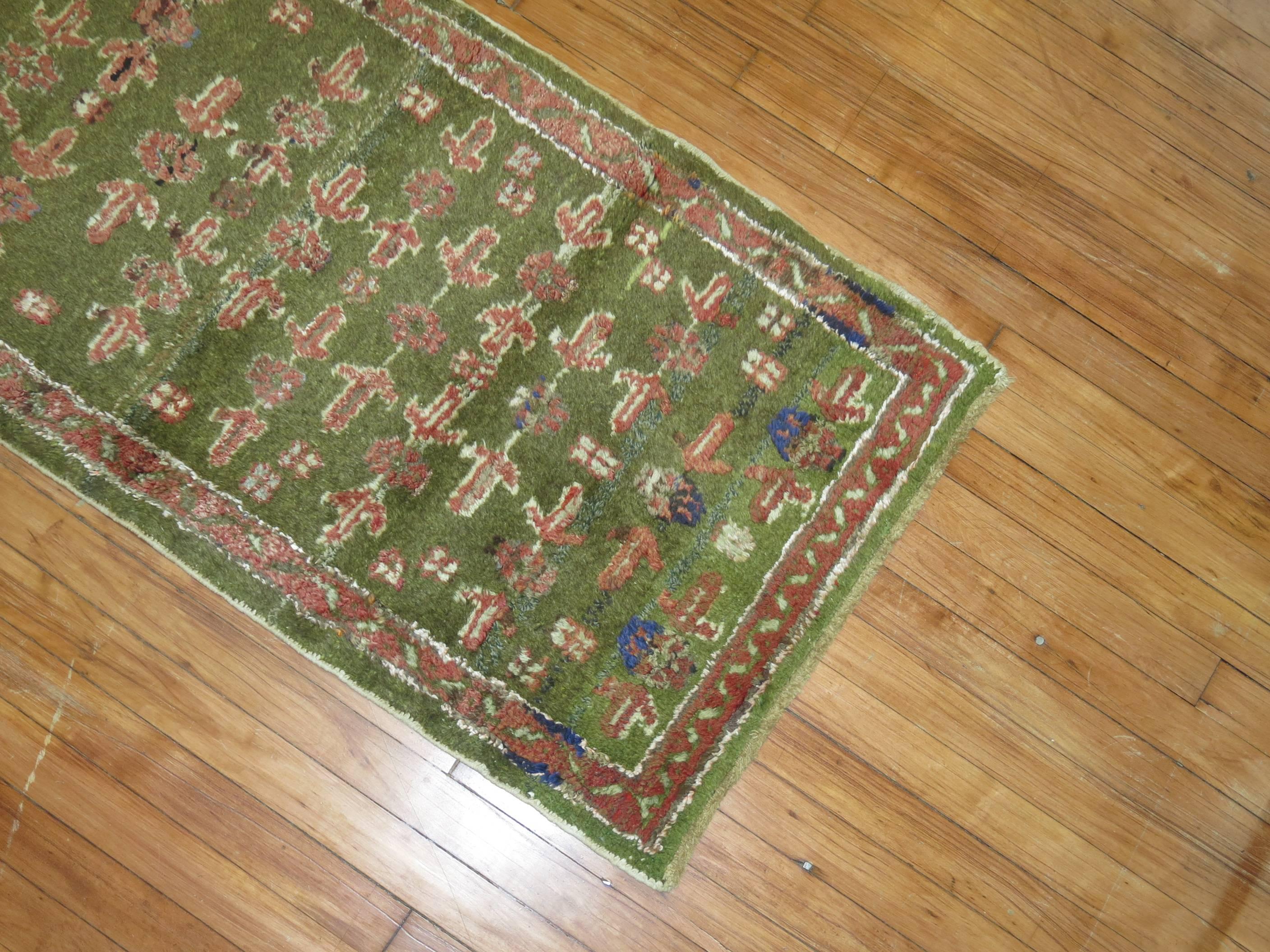 army green rug