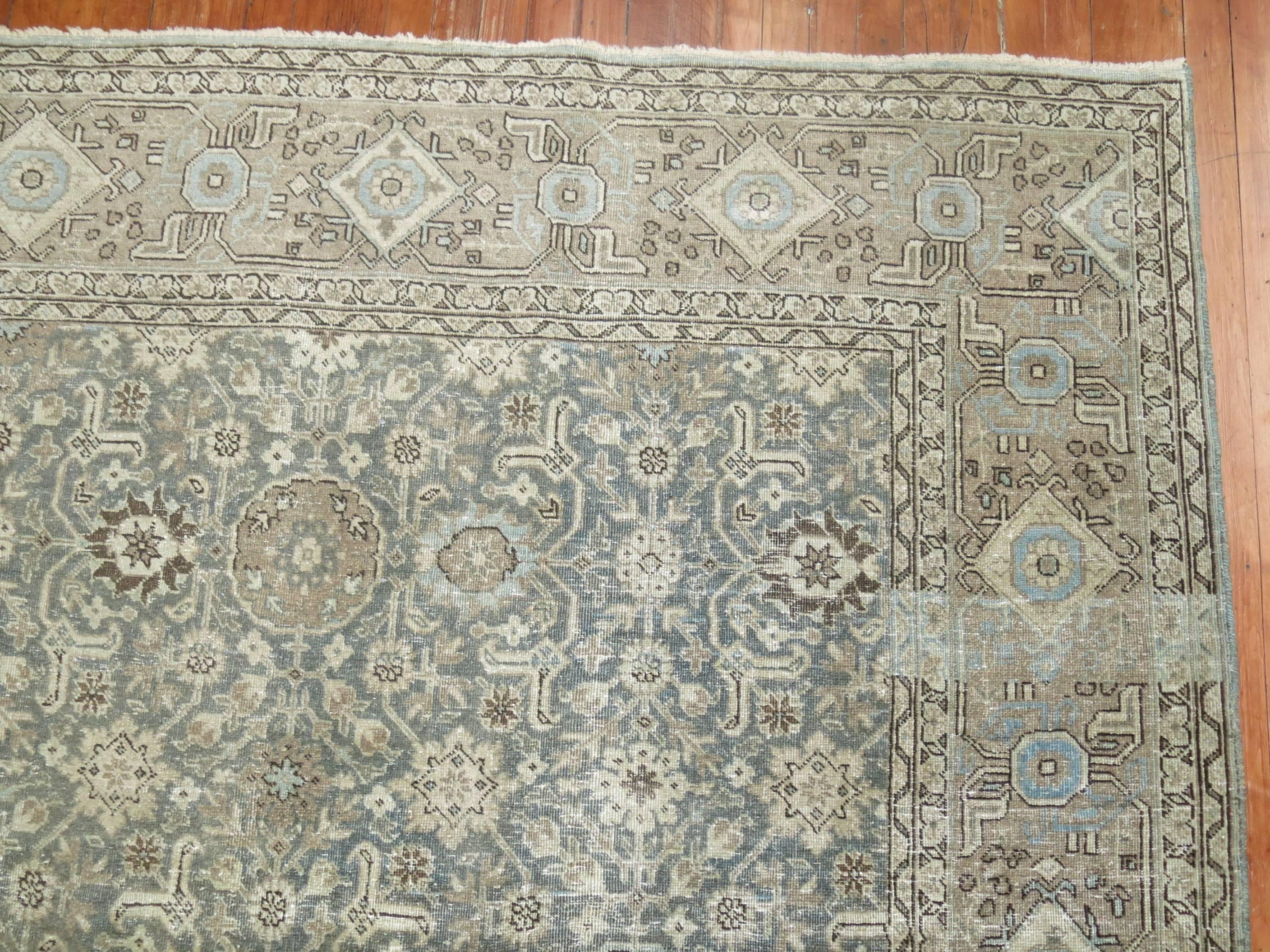 20th Century Antique Persian Tabriz For Sale