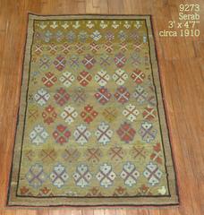 Antique Camel Hair Serab Rug