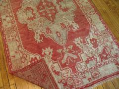 Tappeto Zabihi Collection'S rosso anguria antico Oushak