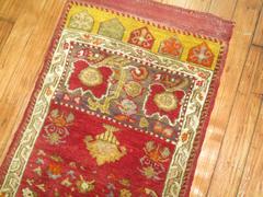 Antique Turkish Yastik Rug