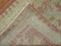 Soft Pink  Antique Oushak Runner