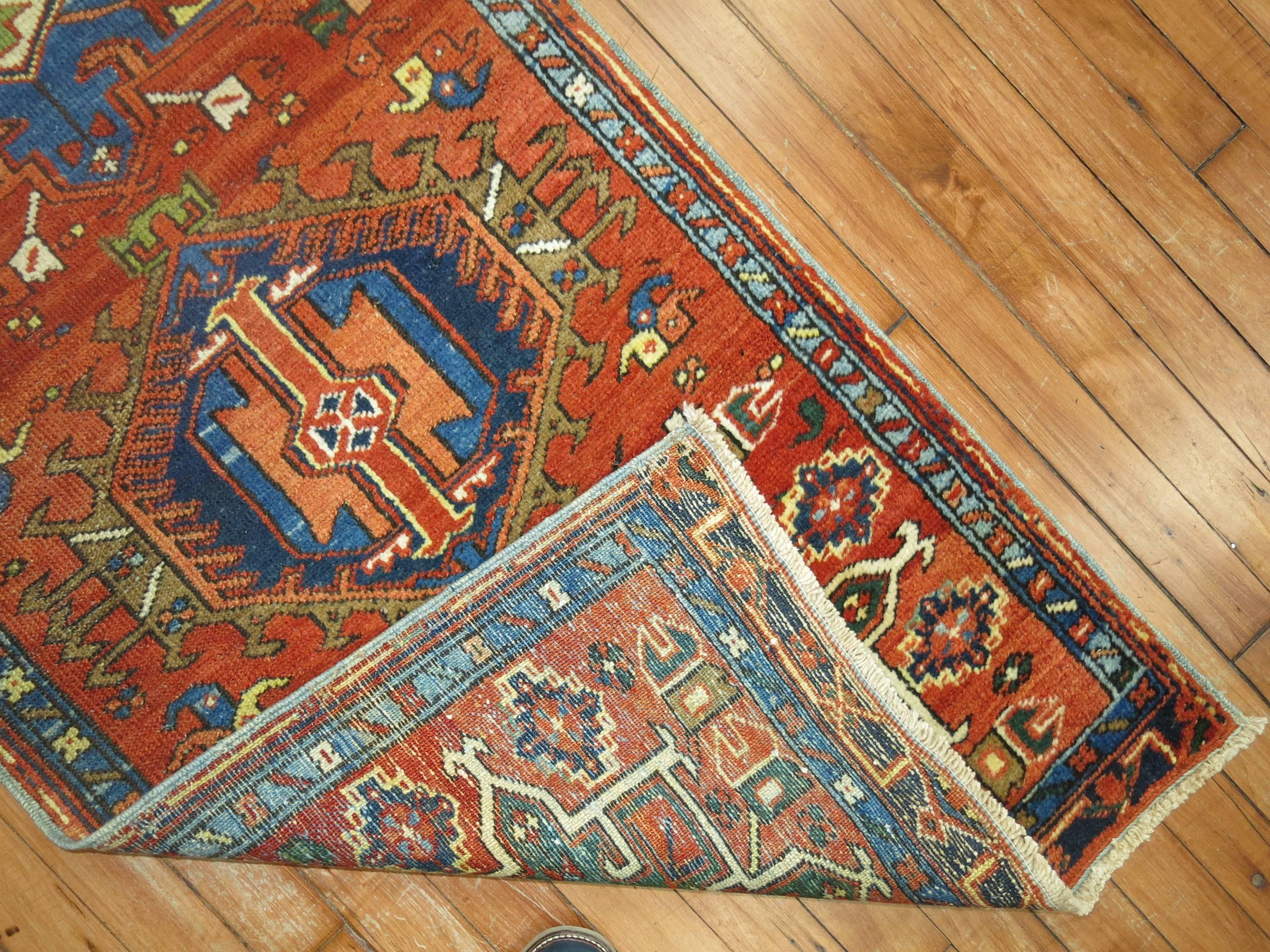 Persian Heriz Runner In Excellent Condition In New York, NY