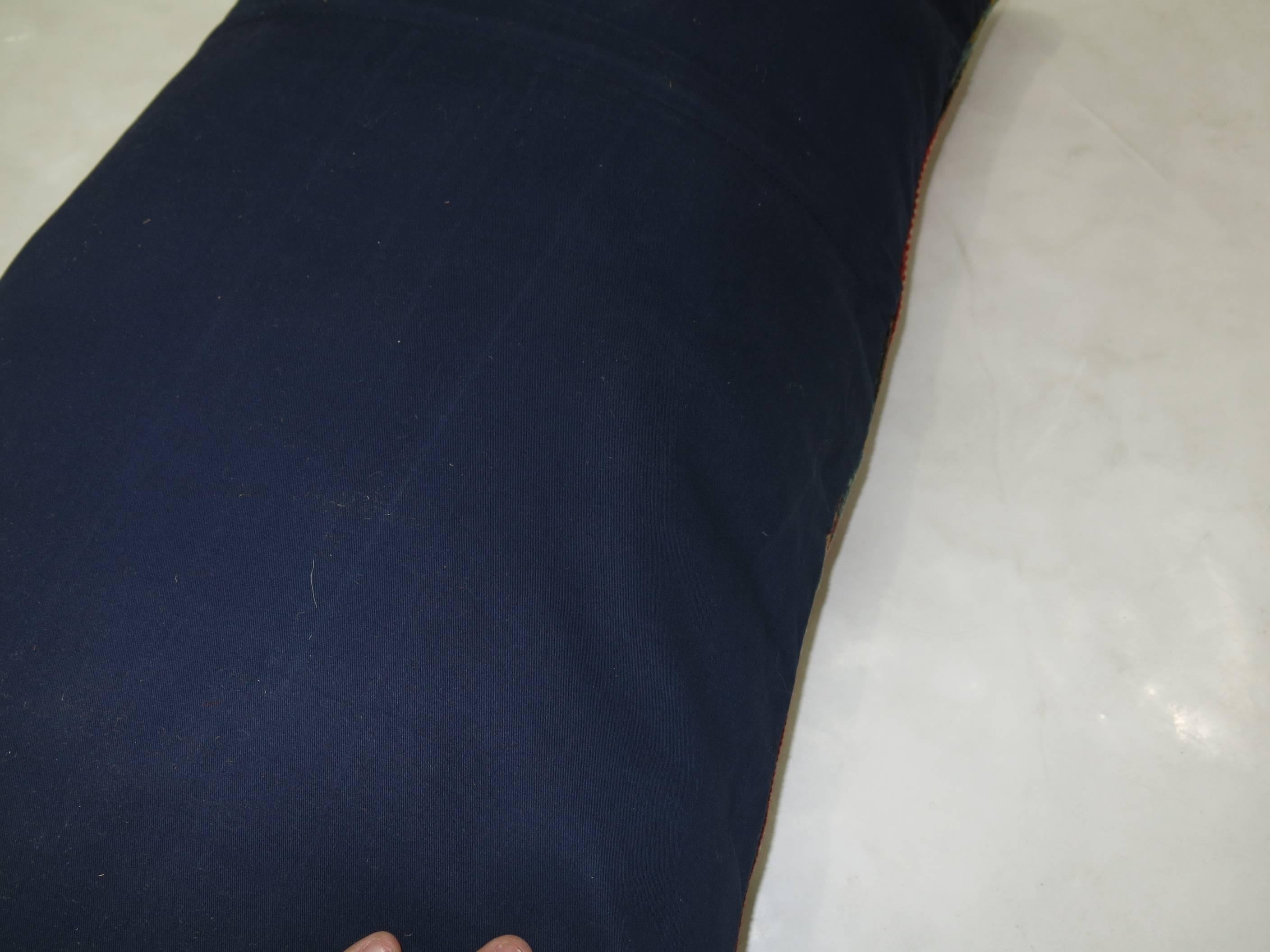 Kazak Antique Floor Rug Pillow For Sale