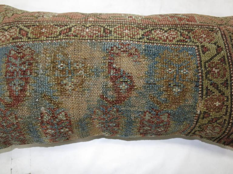 Shabby Chic Persian Bolster Pillow For Sale at 1stdibs