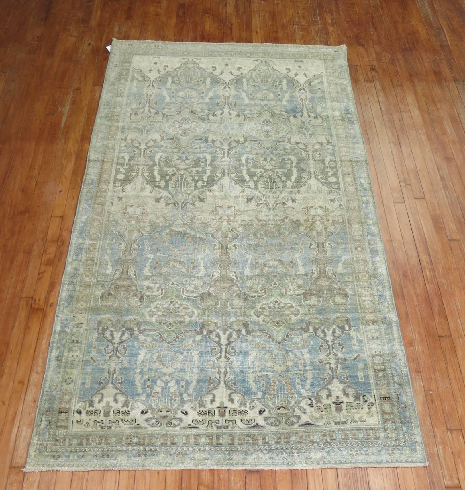 Tabriz Antique Persian Malayer Rug