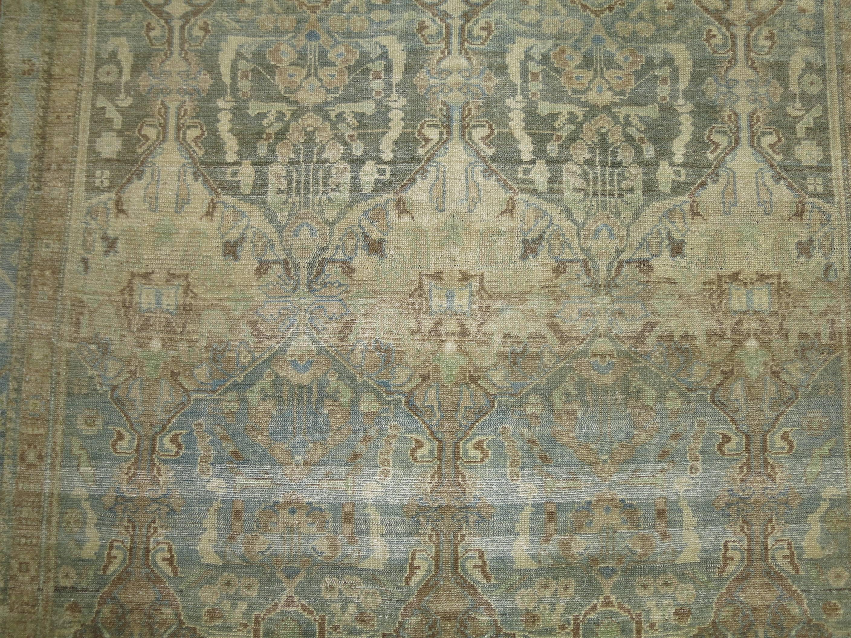 Wool Antique Persian Malayer Rug