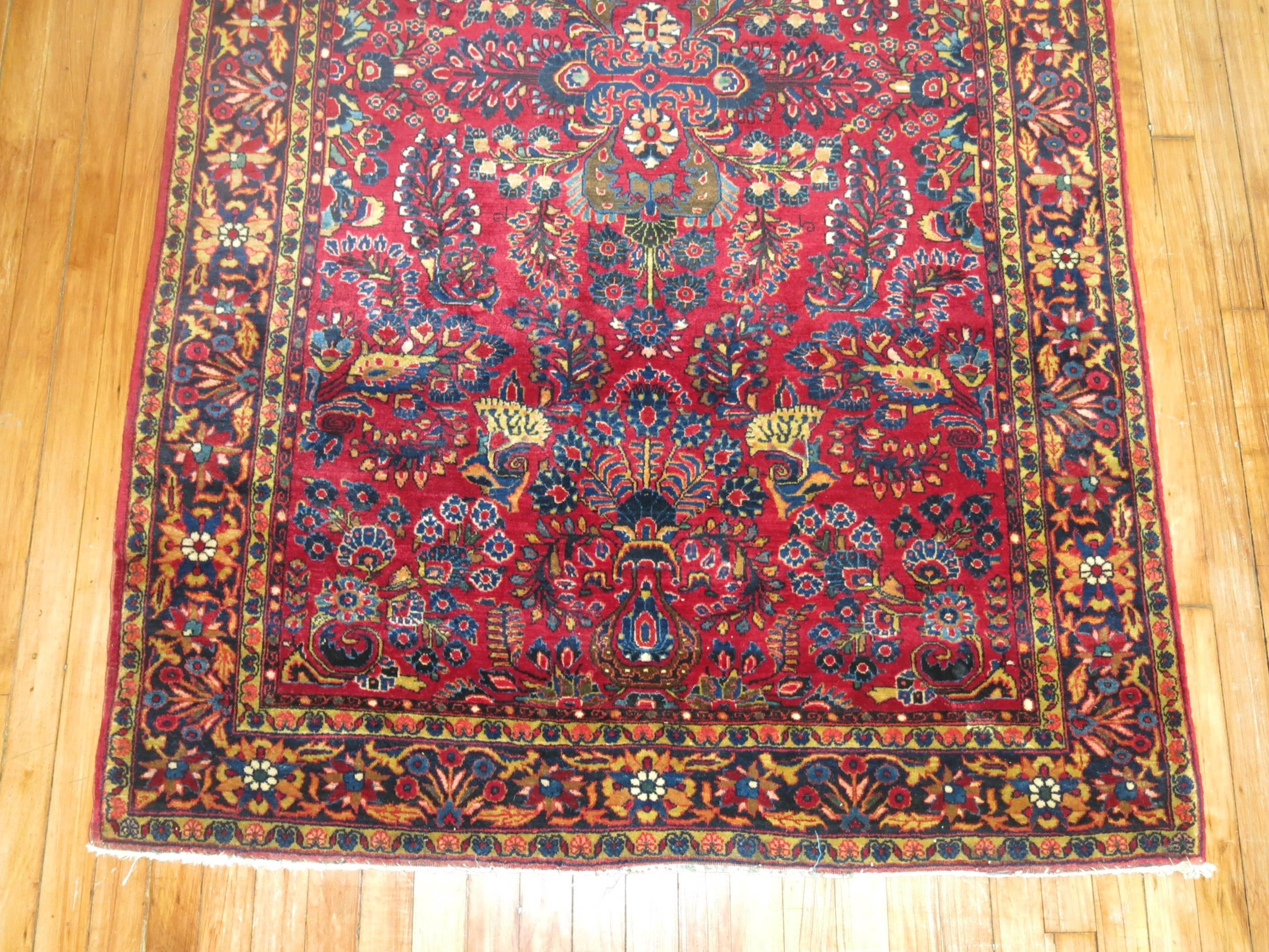 Agra Antique Persian Sarouk Rug