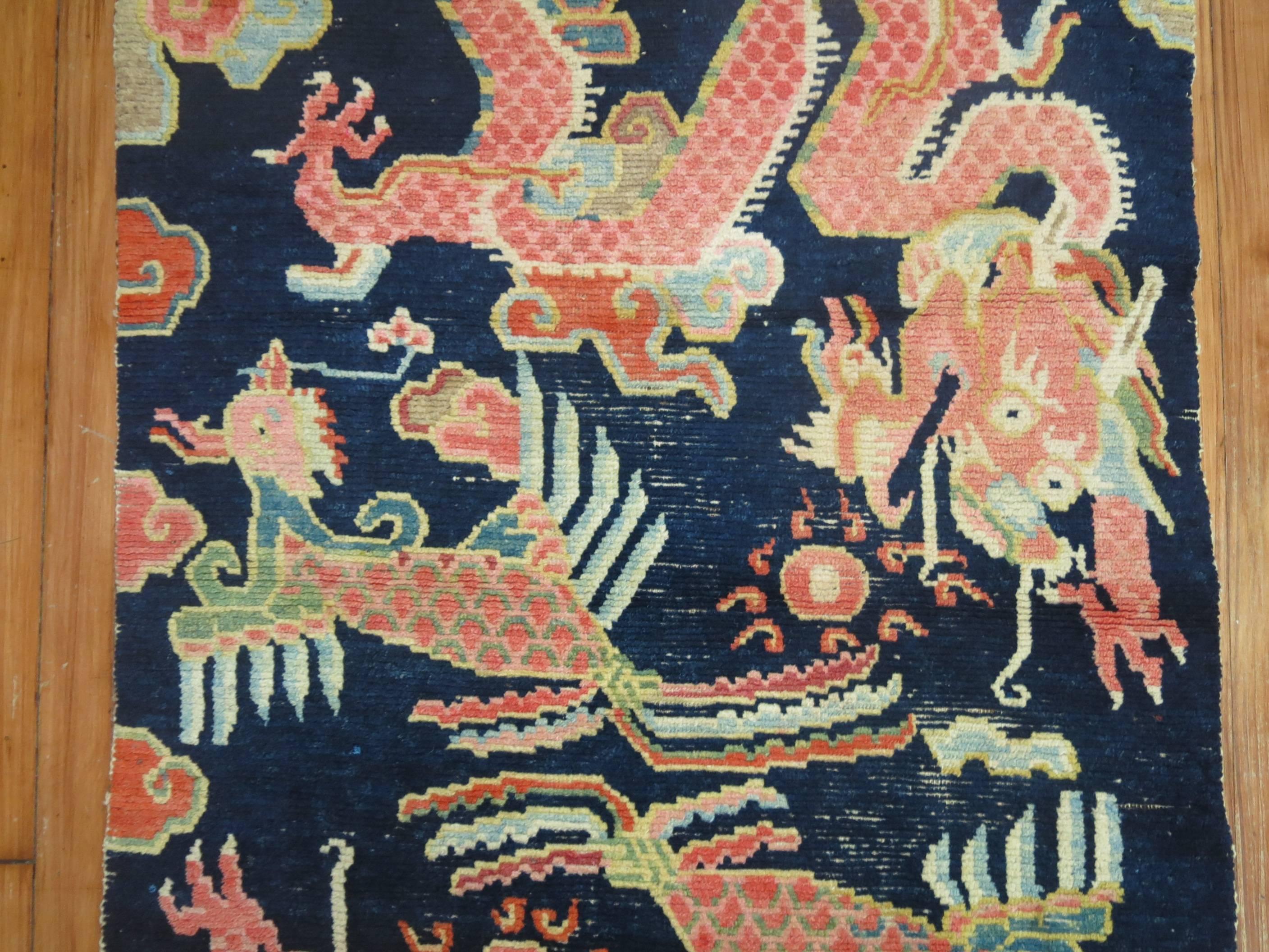 tibetan dragon rug