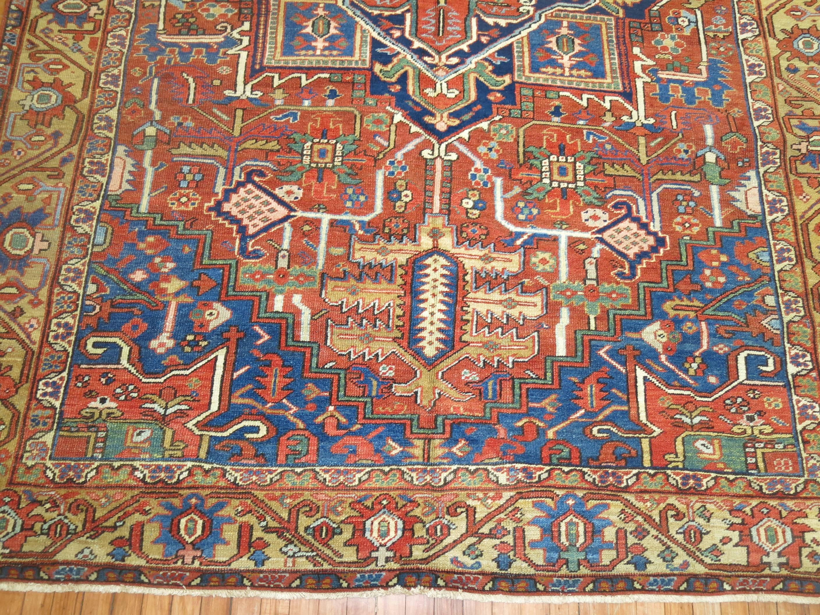 Persian Heriz Carpet In Excellent Condition In New York, NY