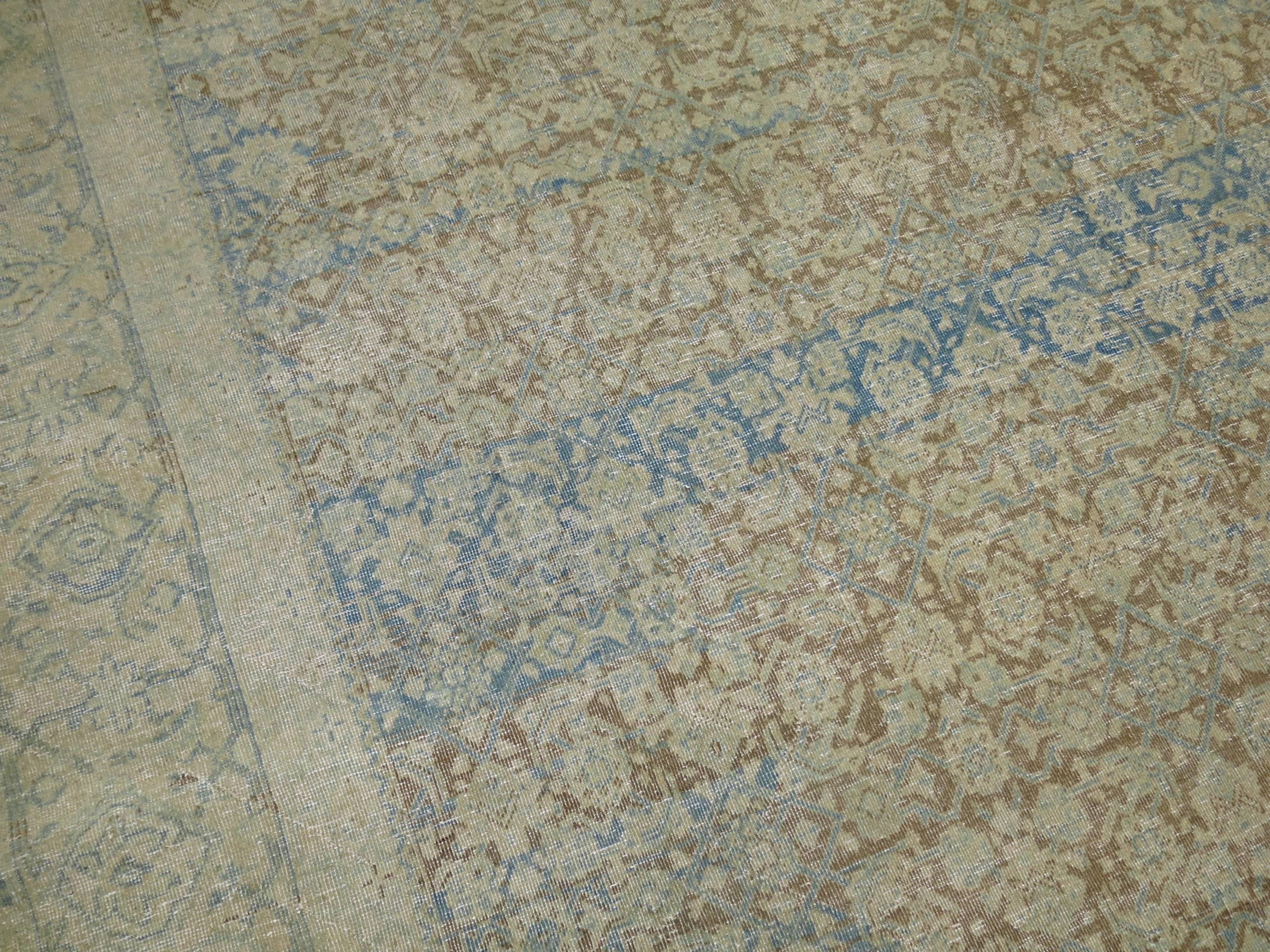 Hand-Woven Zabihi Collection Persian Tabriz Oversize Carpet For Sale