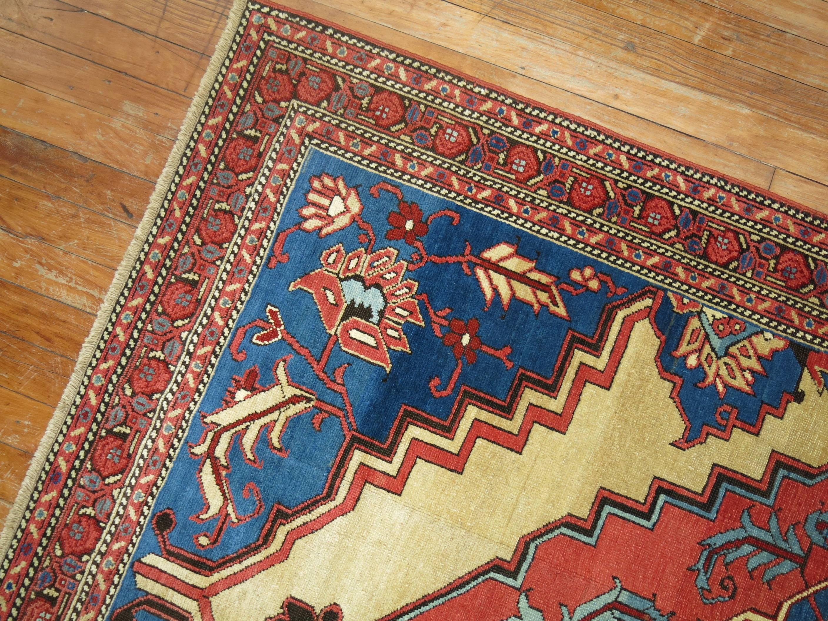 Antique Persian Bakshaish Carpet 1