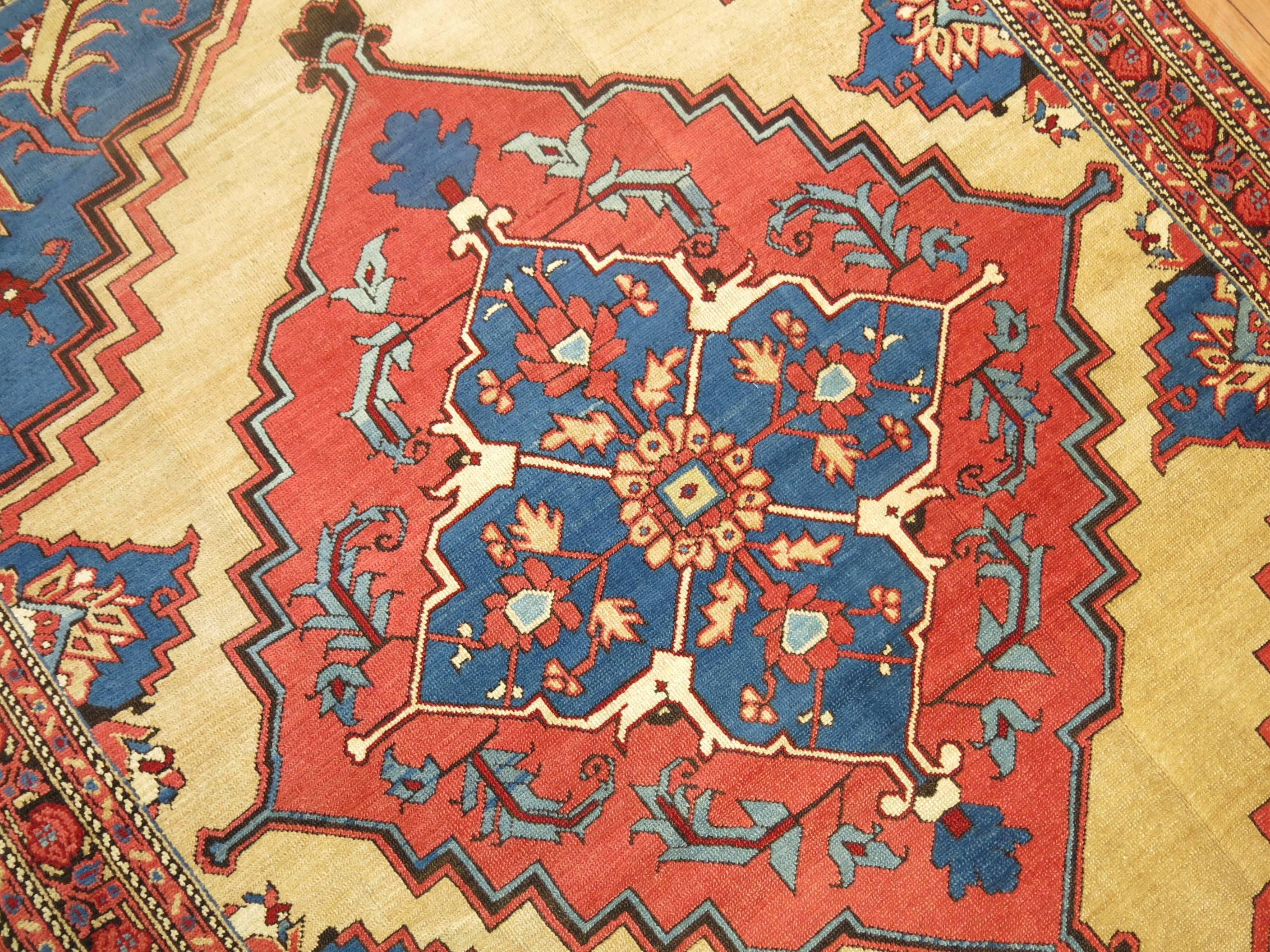 Antique Persian Bakshaish Carpet 3