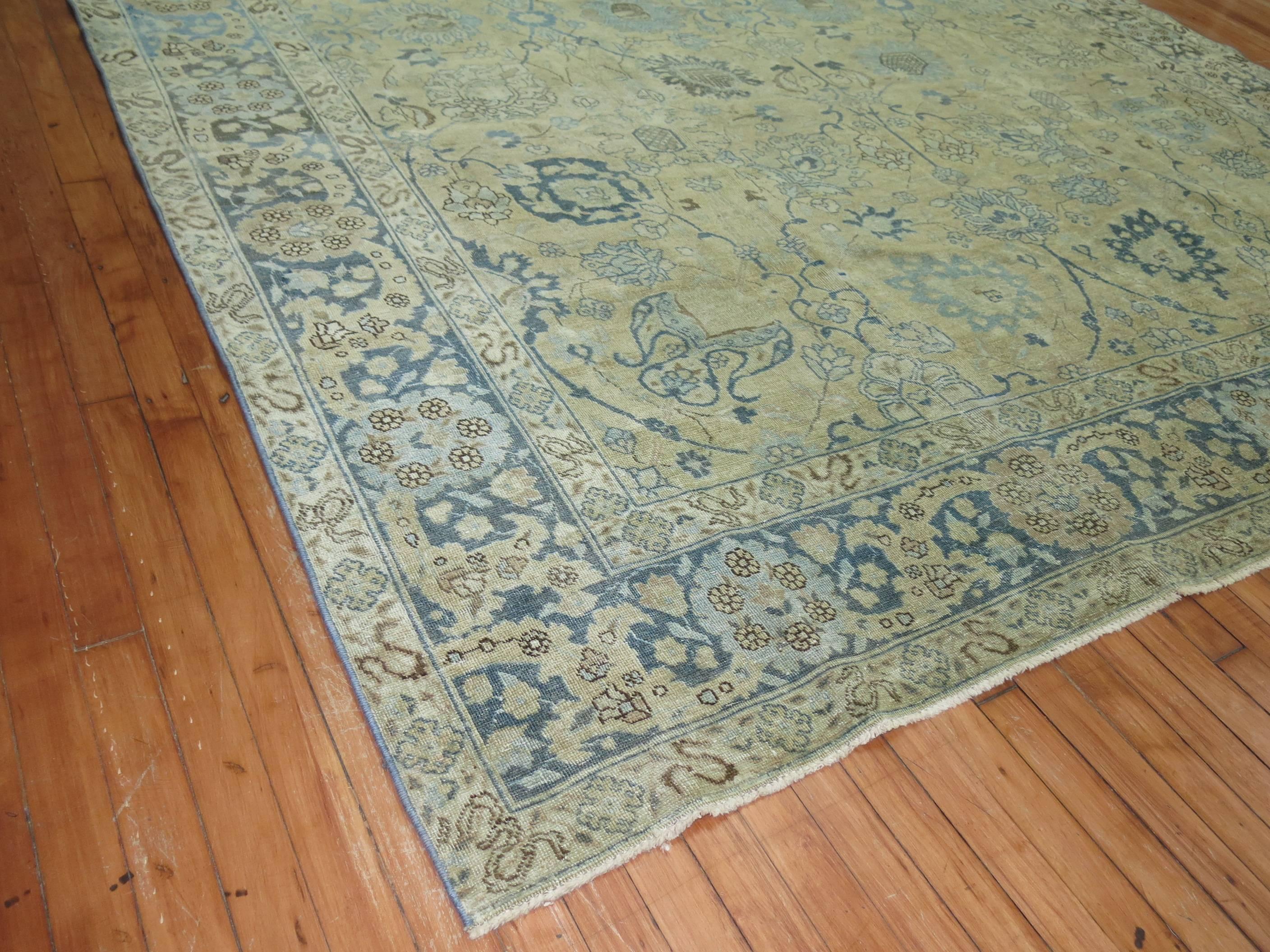 Archaistic Persian Tabriz Carpet