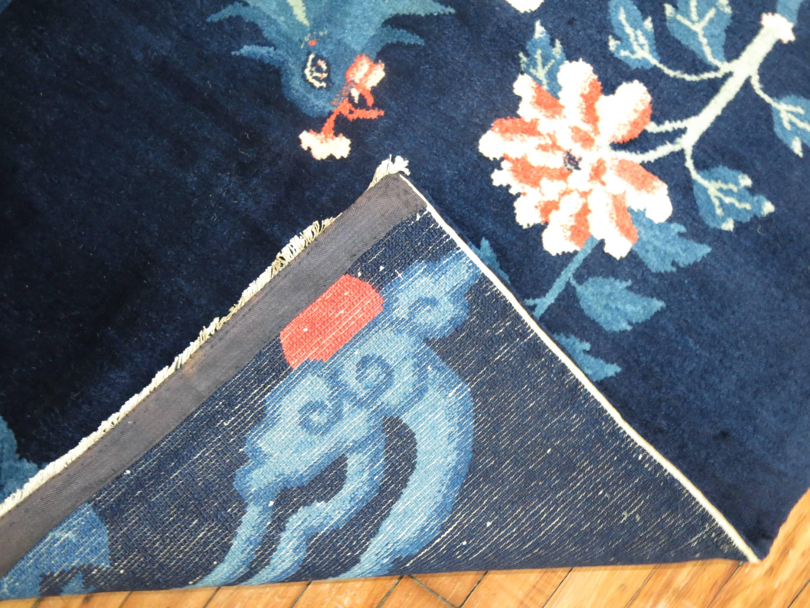 Chinese Dragon Peking Rug In Excellent Condition In New York, NY