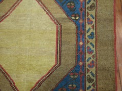 Antique Persian Bakshaish Throw Size Carpet