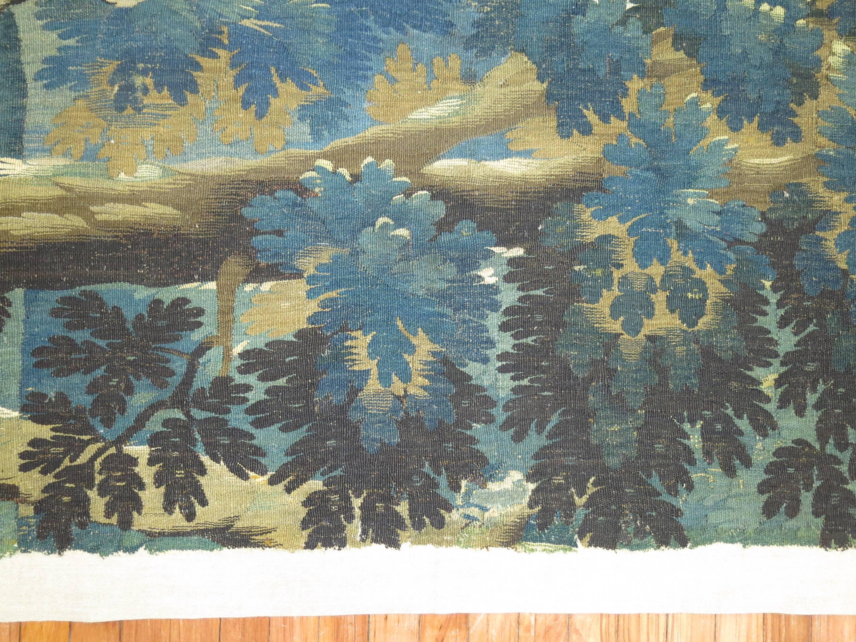 An 18th Century European Verdure Tapestry sewn on linen material

Tapestry 18th Century, woven on linen in 2017