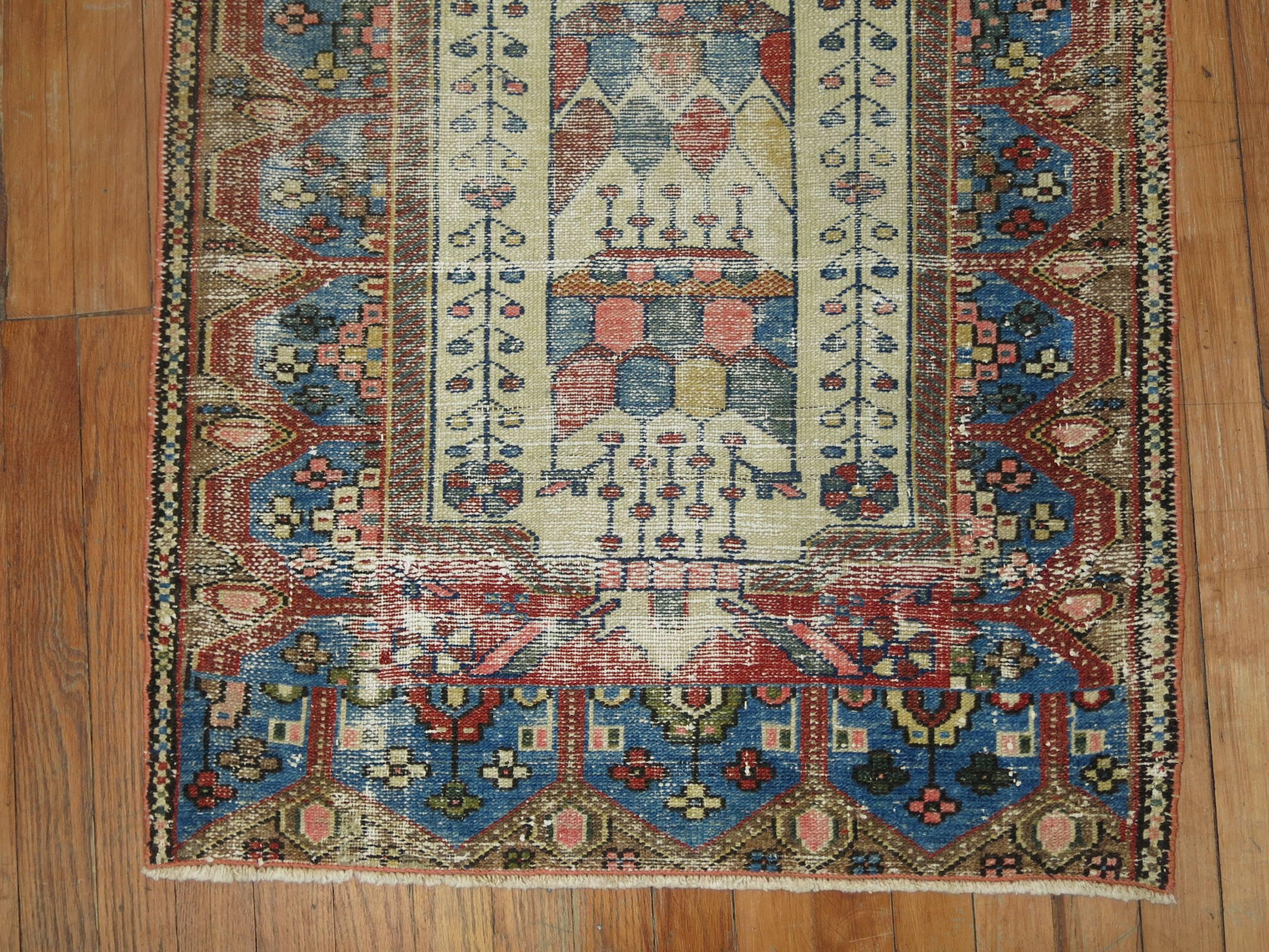 Bakshaish Tappeto Shabby Chic Persiano Malayer Tiny in vendita