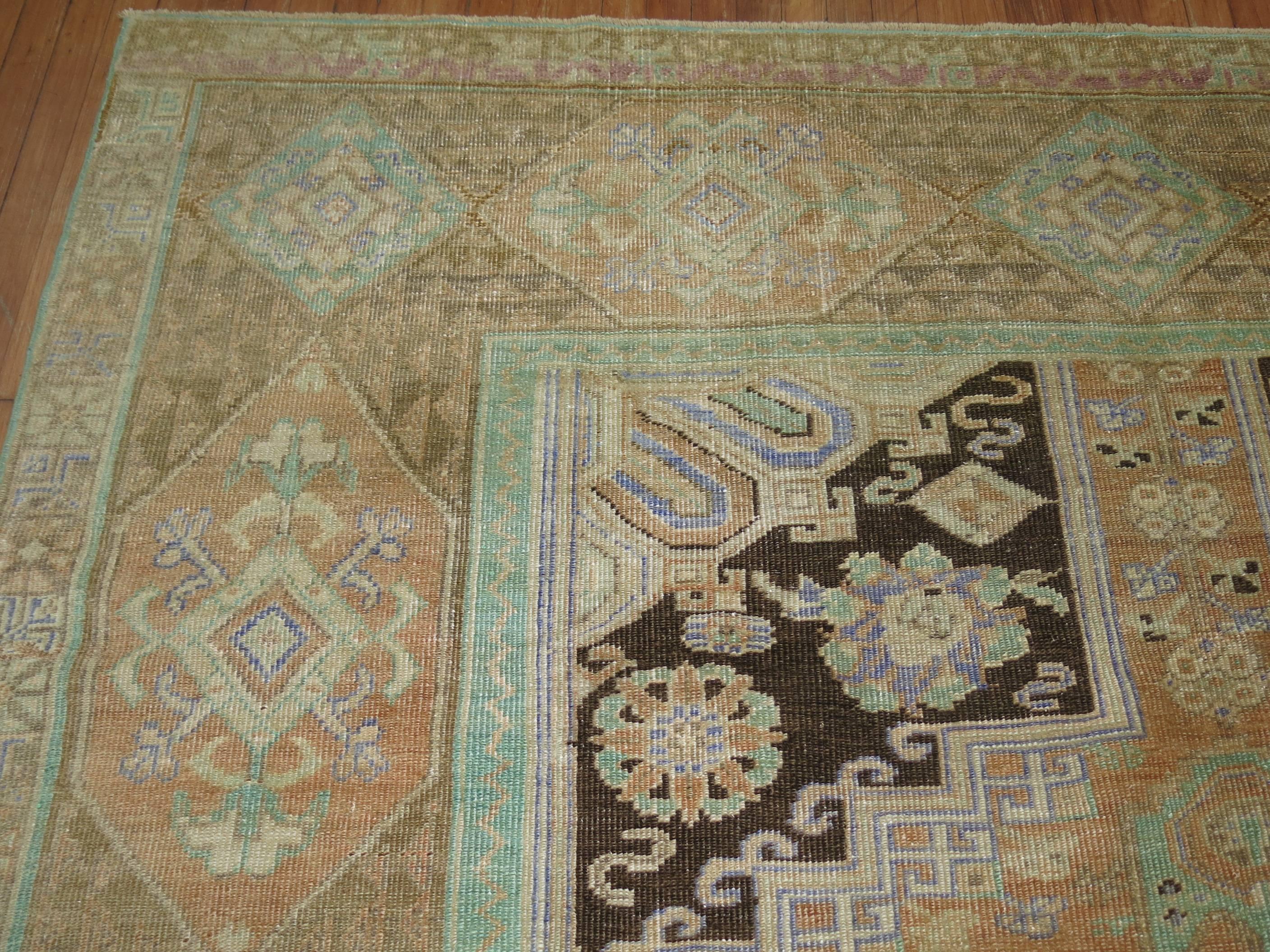 Zabihi Collection Vintage Turkish Anatolian Rug For Sale 1