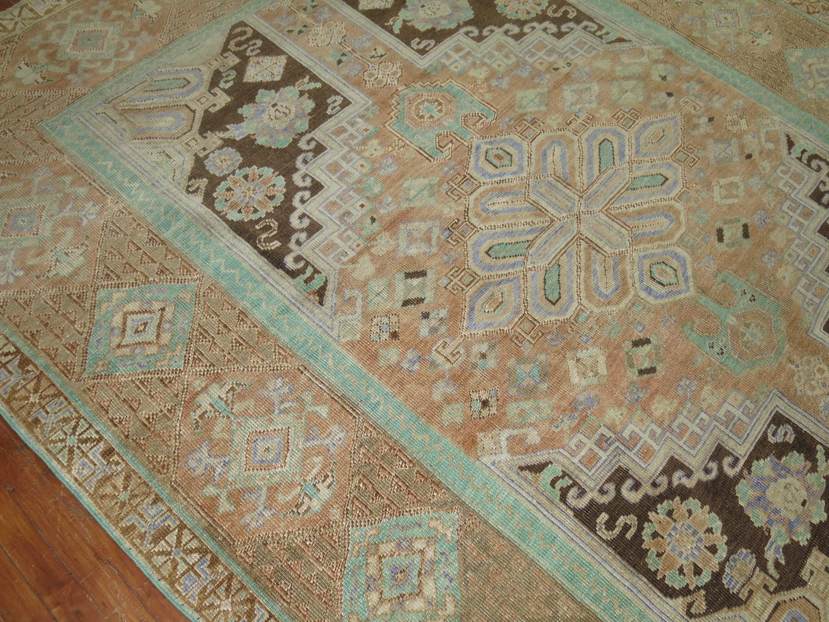 Zabihi Collection Vintage Turkish Anatolian Rug For Sale 2