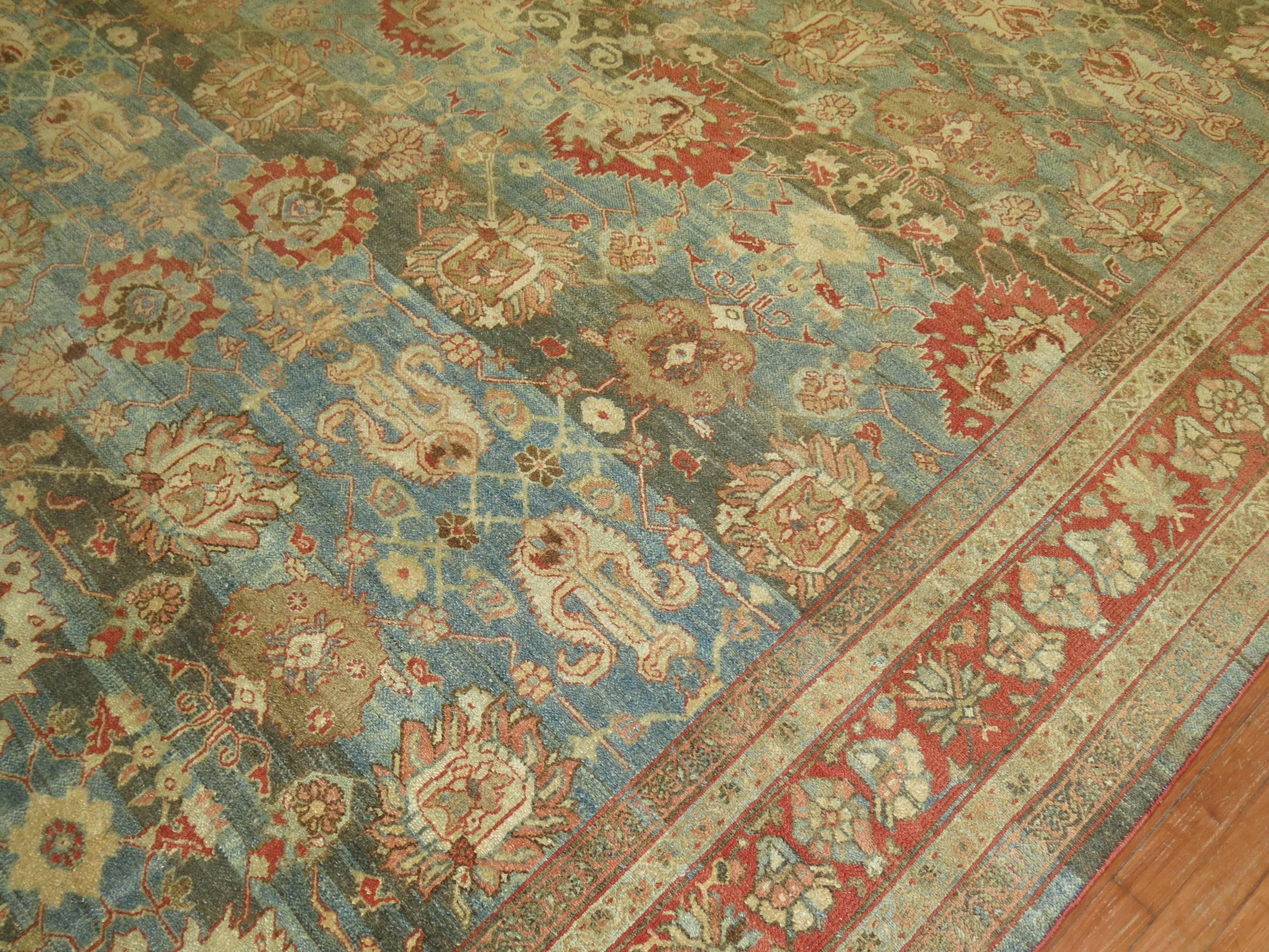 Tabriz Persian Malayer Carpet, Northwest Persia