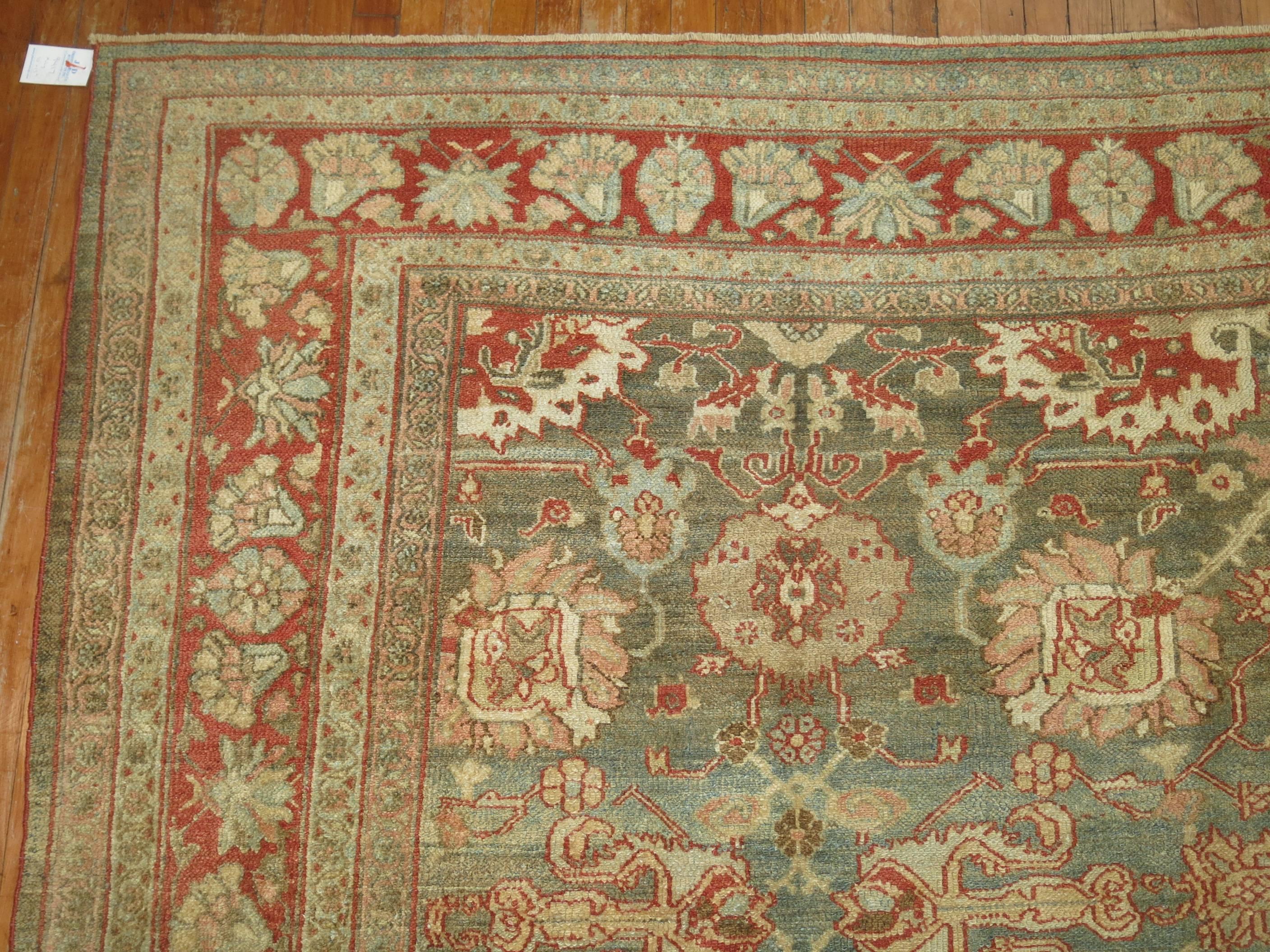 Hand-Woven Persian Malayer Carpet, Northwest Persia