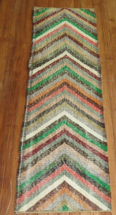Funky Mid-Century Modern Turkish Deco Runner