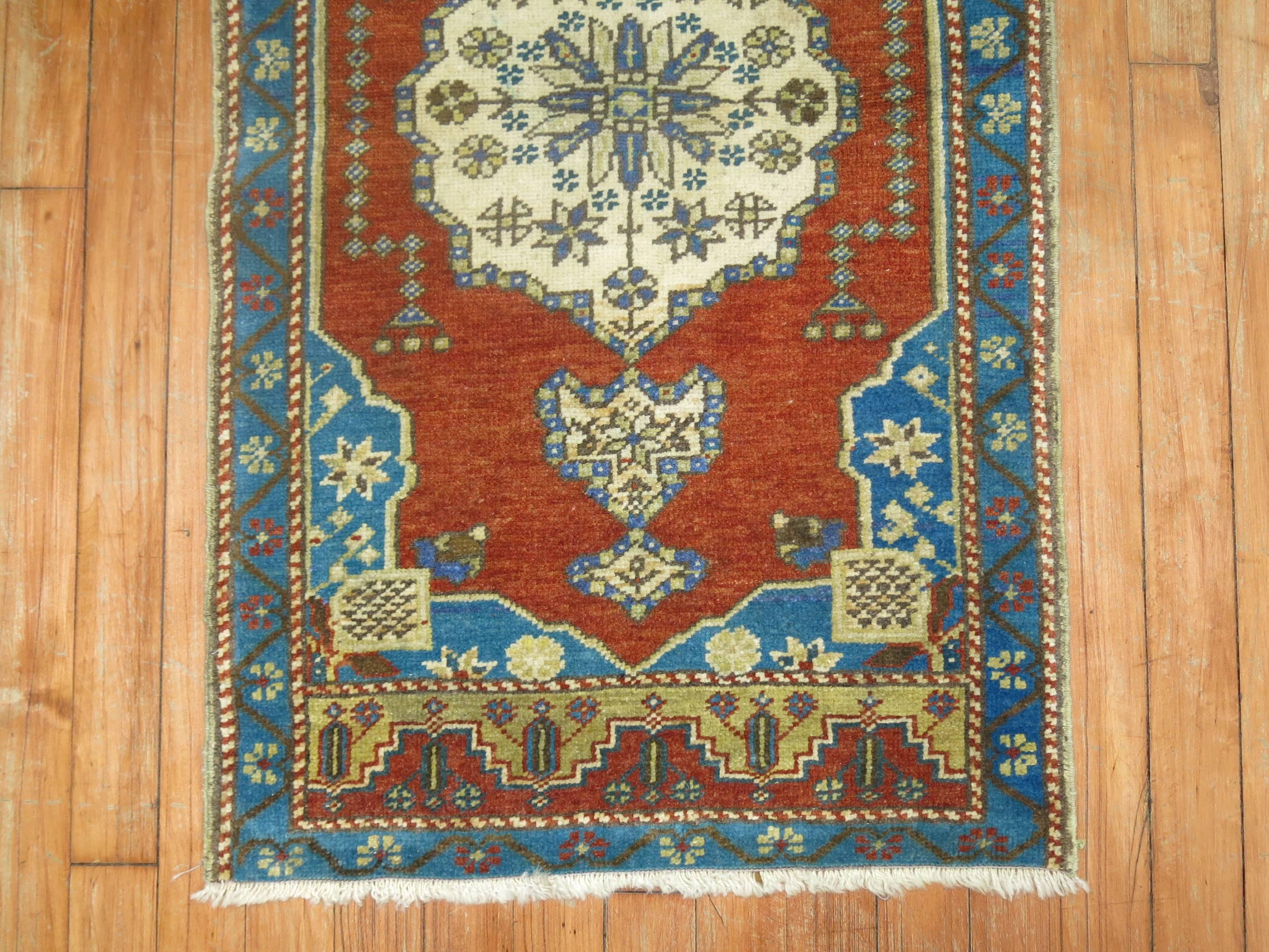 Turkish rug with masculine vibes.